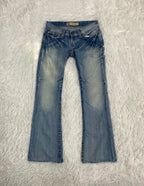 BKE Denim Vintage low waist flared jeans (Größe XS)