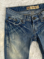 BKE Denim Vintage low waist flared jeans (Größe XS)
