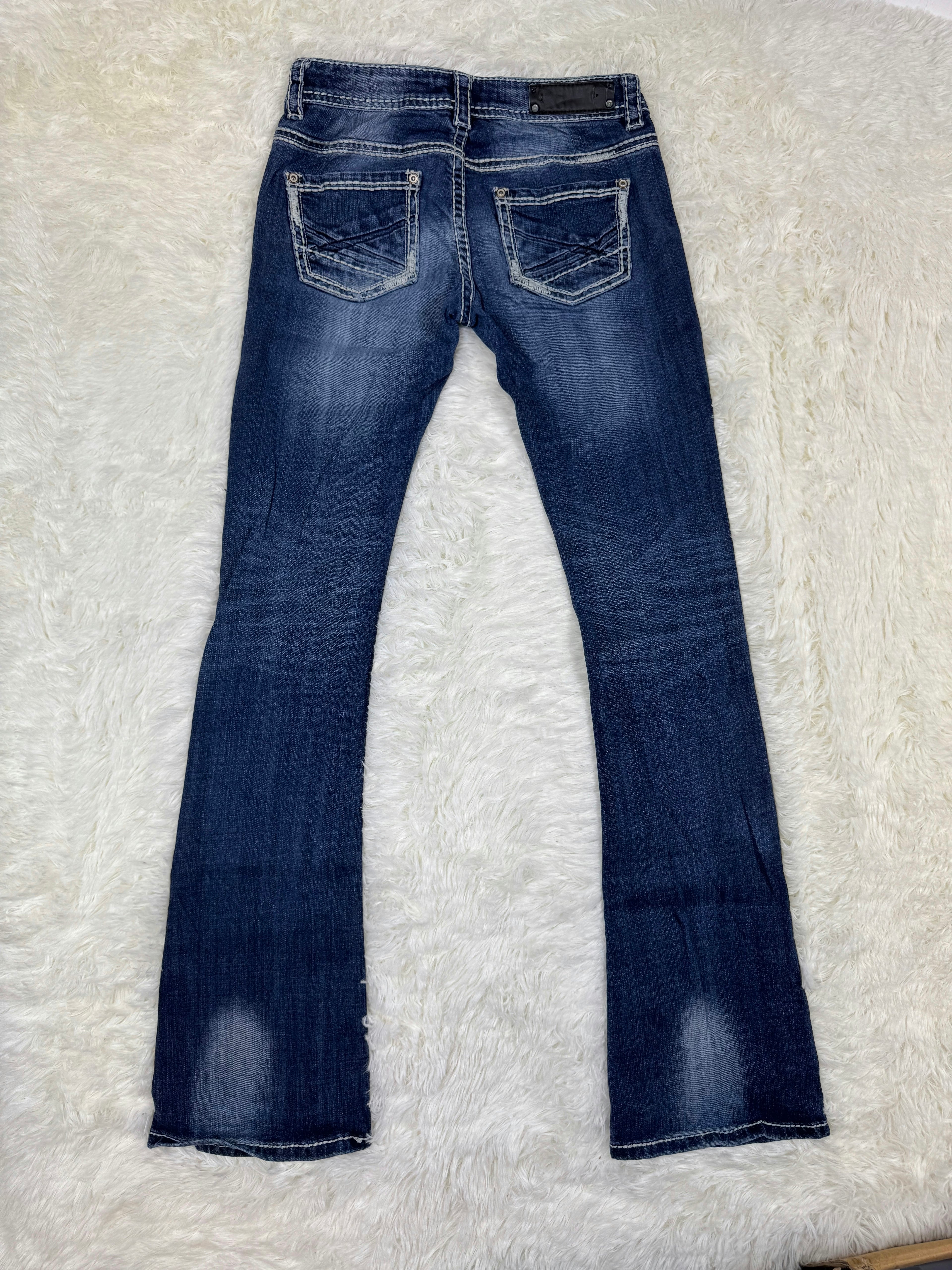 Rival Vintage low waist flared jeans (Größe XS)