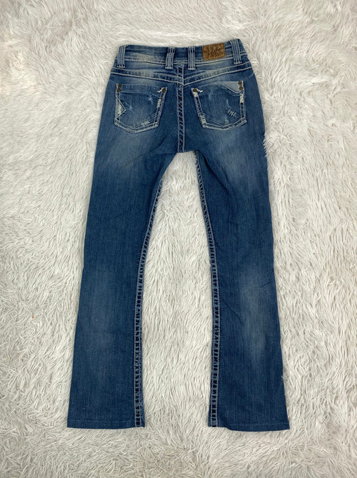 BKE Denim Vintage low waist flared jeans (Größe XXS)