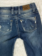 BKE Denim Vintage low waist flared jeans (Größe XXS)