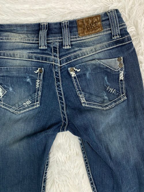 BKE Denim Vintage low waist flared jeans (Größe XXS)