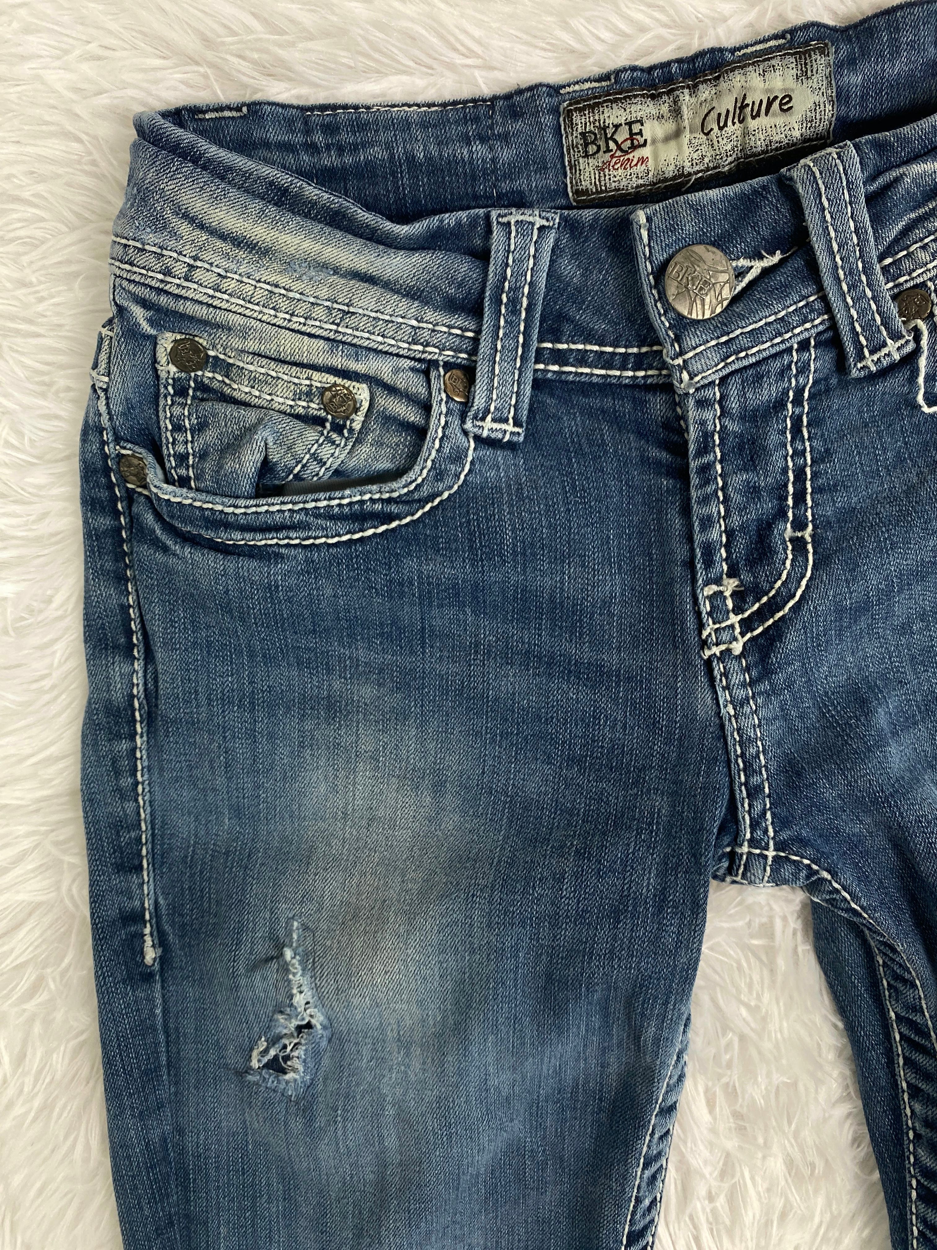 BKE Denim Vintage low waist flared jeans (Größe XXS)