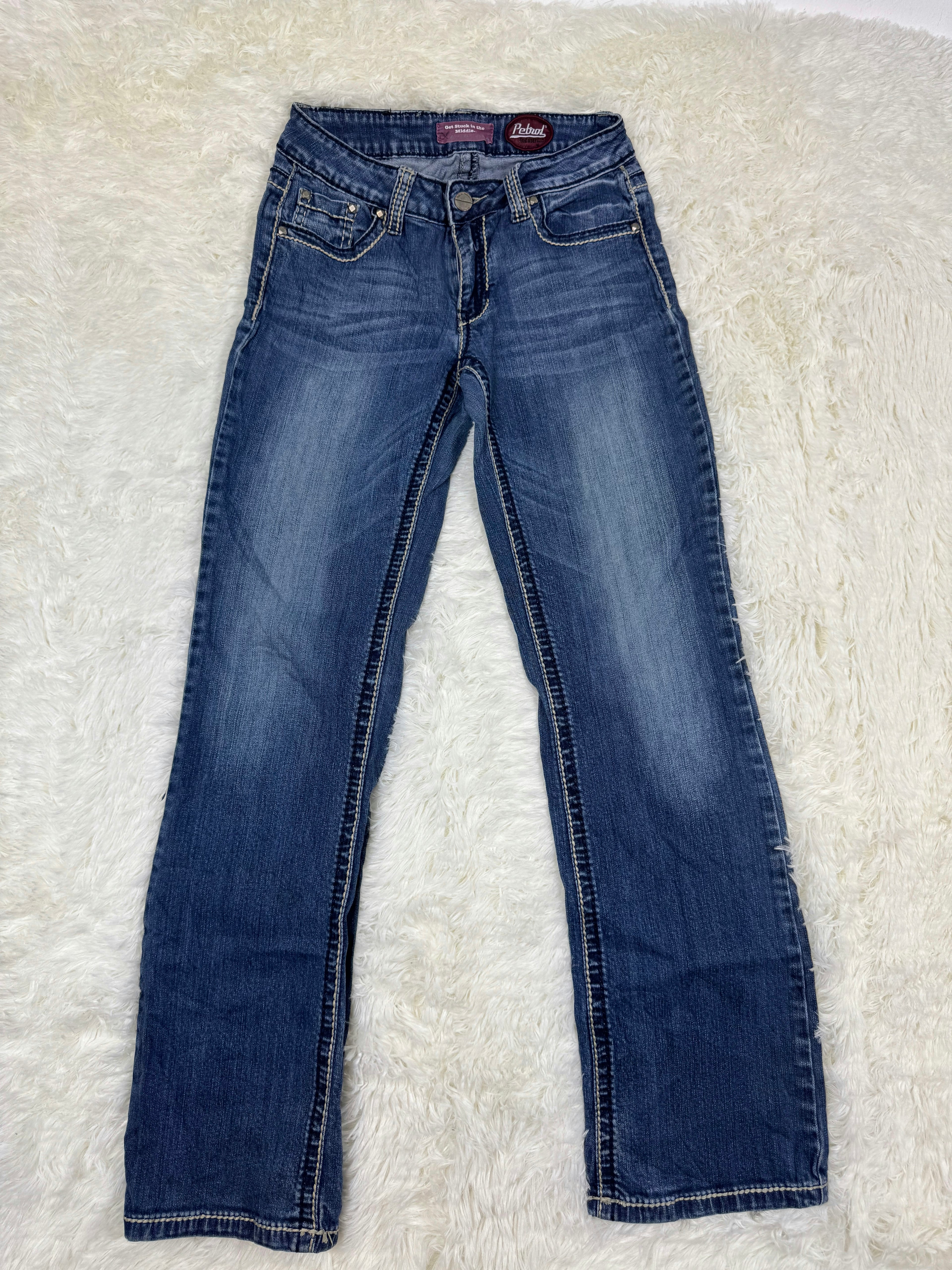 Petrol Vintage low waist flared jeans (Größe XS)
