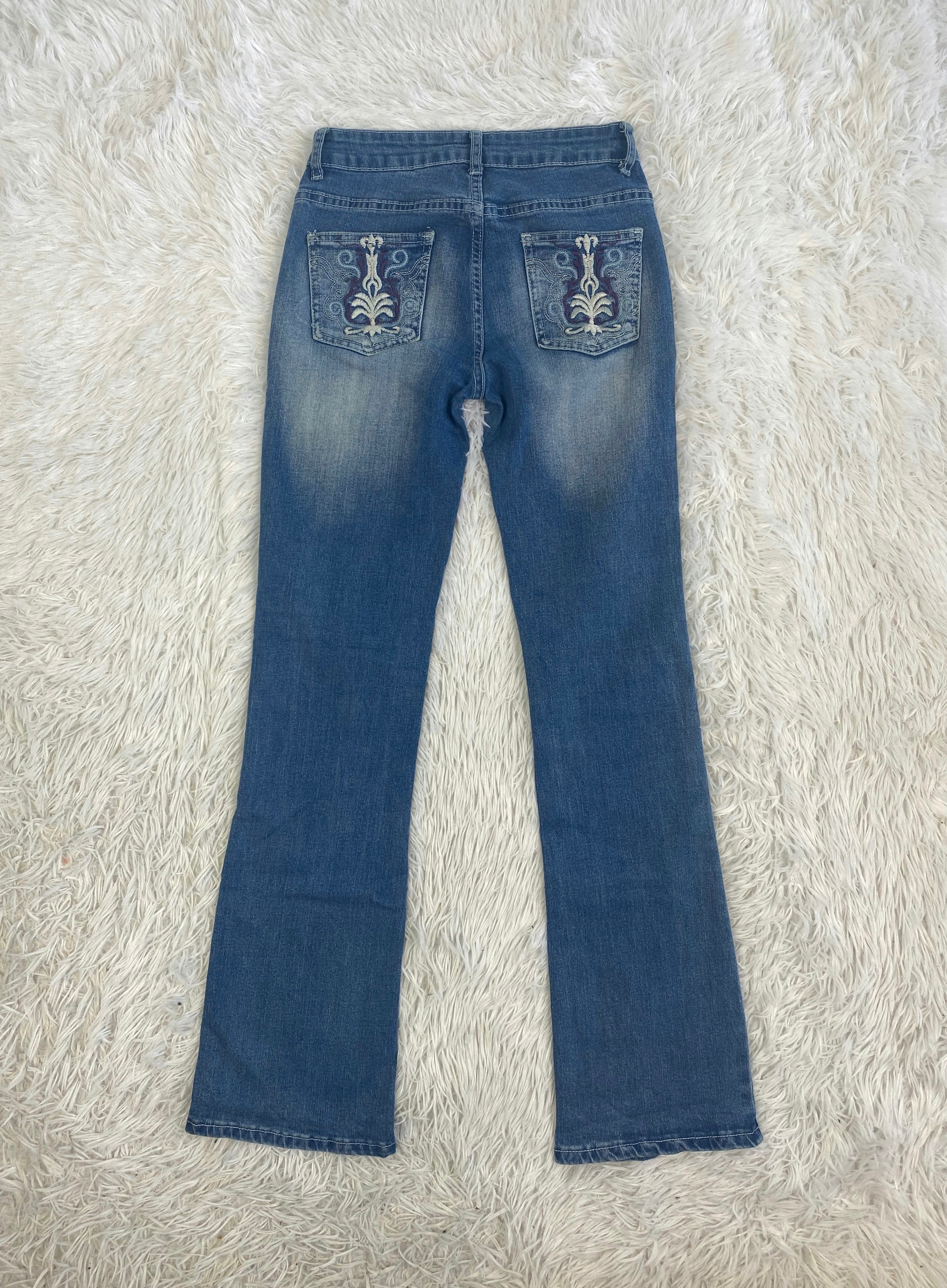 Vintage low waist flared jeans (Größe XXS)