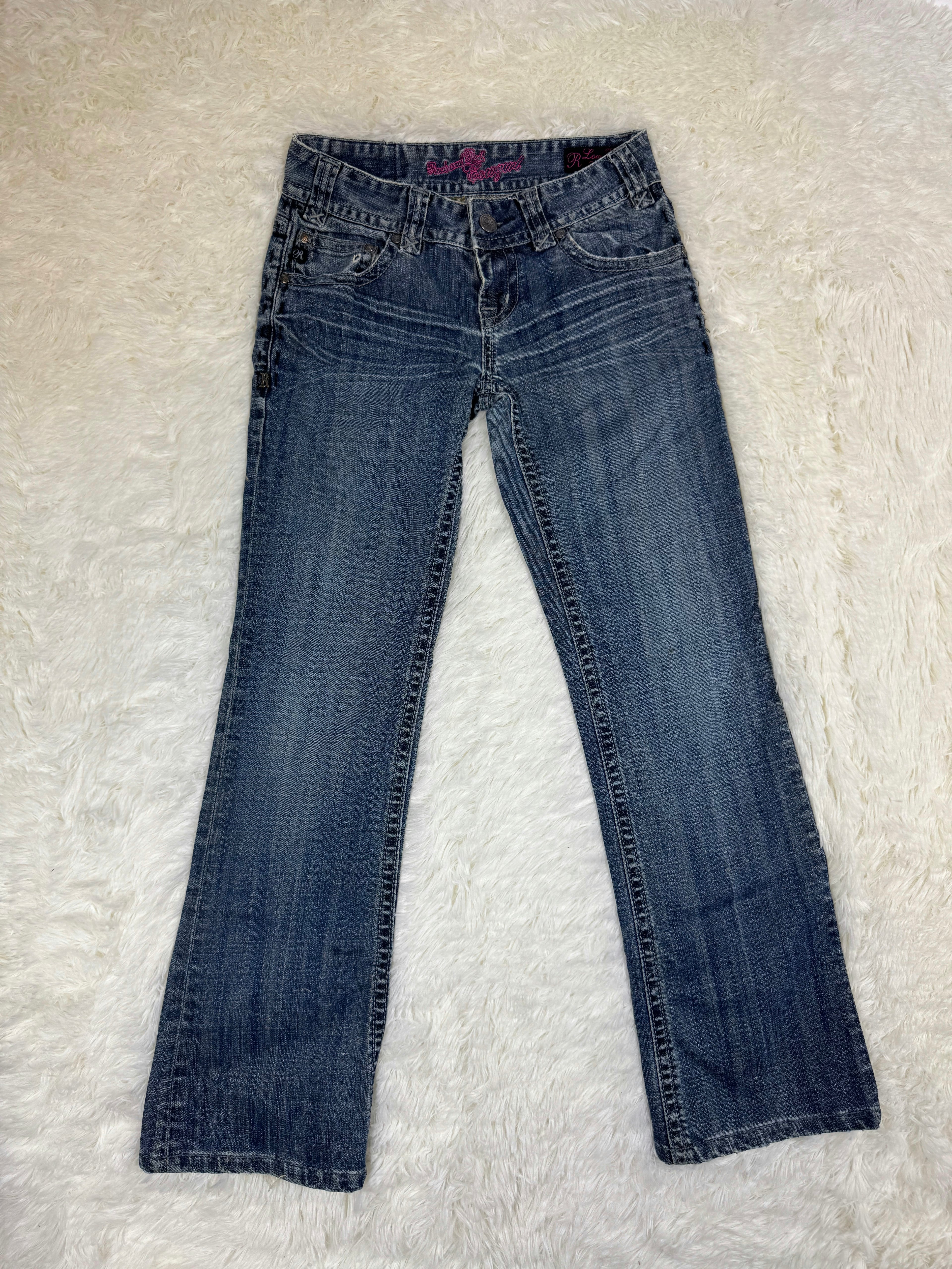 RnR Vintage low waist flared jeans (Größe XS)
