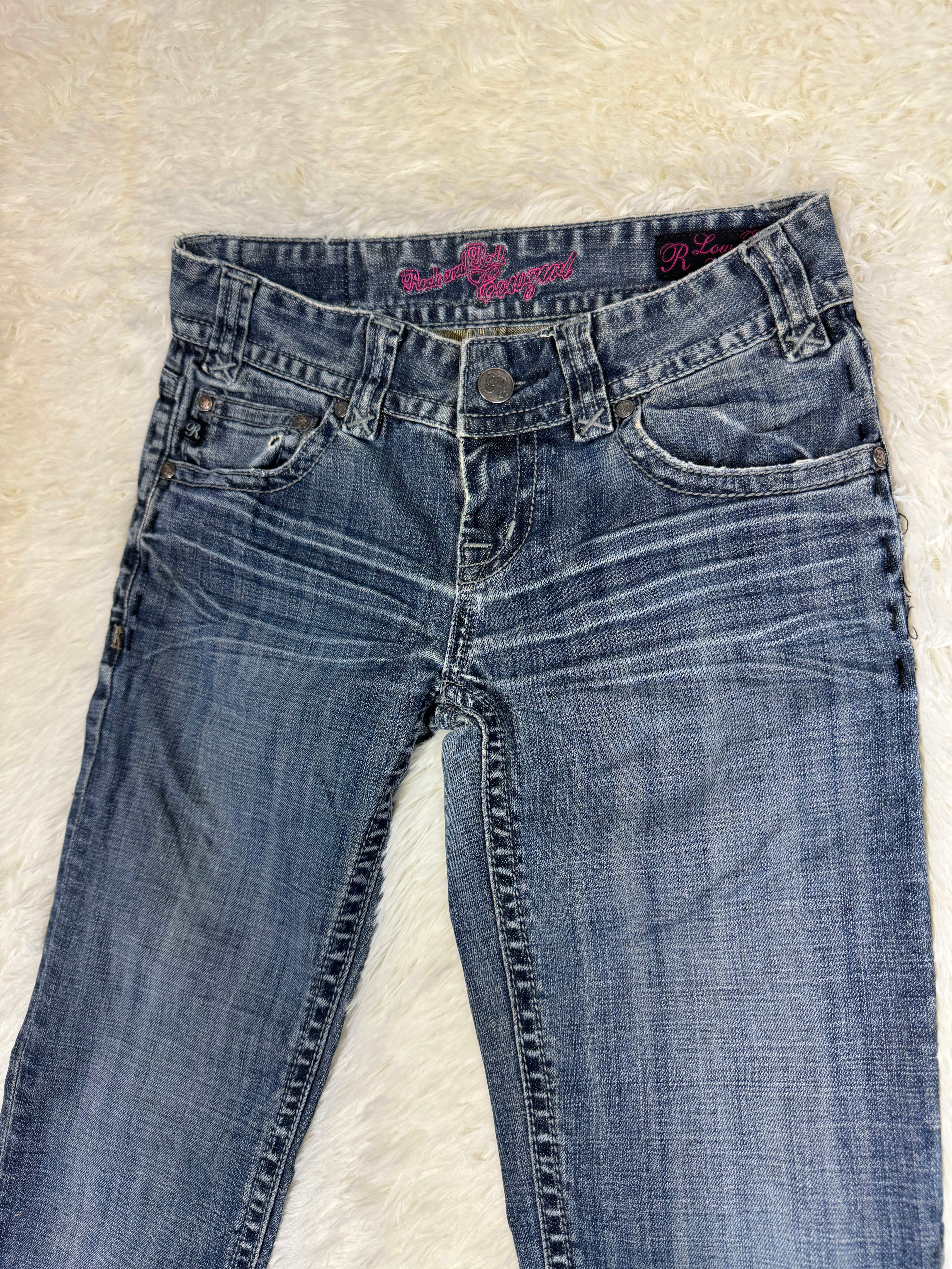 RnR Vintage low waist flared jeans (Größe XS)