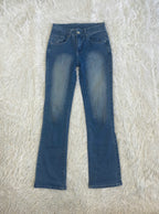 Vintage low waist flared jeans (Größe XXS)