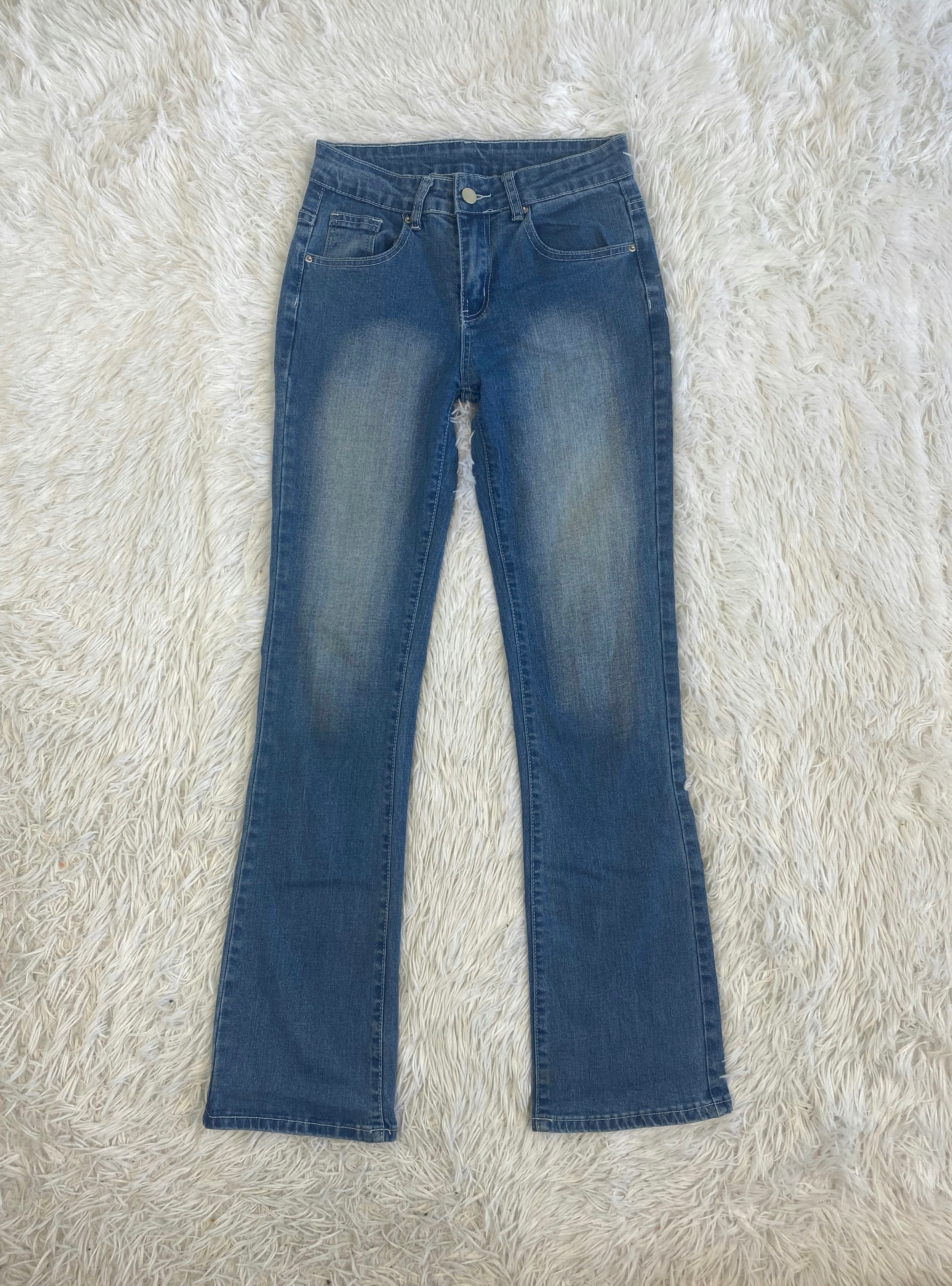 Vintage low waist flared jeans (Größe XXS)