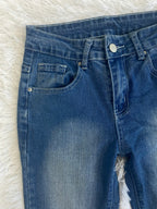 Vintage low waist flared jeans (Größe XXS)