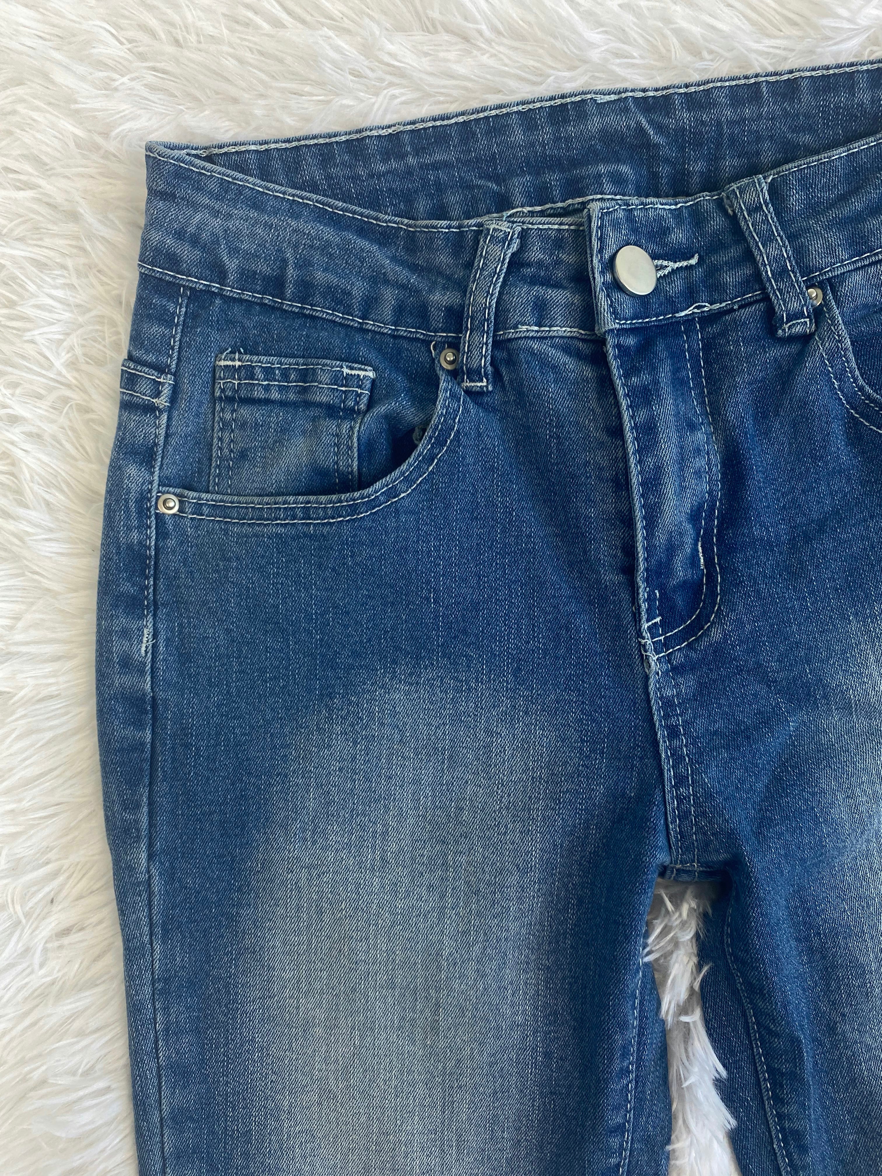 Vintage low waist flared jeans (Größe XXS)