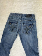 RnR Vintage low waist flared jeans (Größe XS)