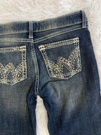 Vintage low waist flared jeans (Größe S)