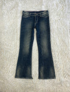 Vintage low waist flared jeans (Größe S)