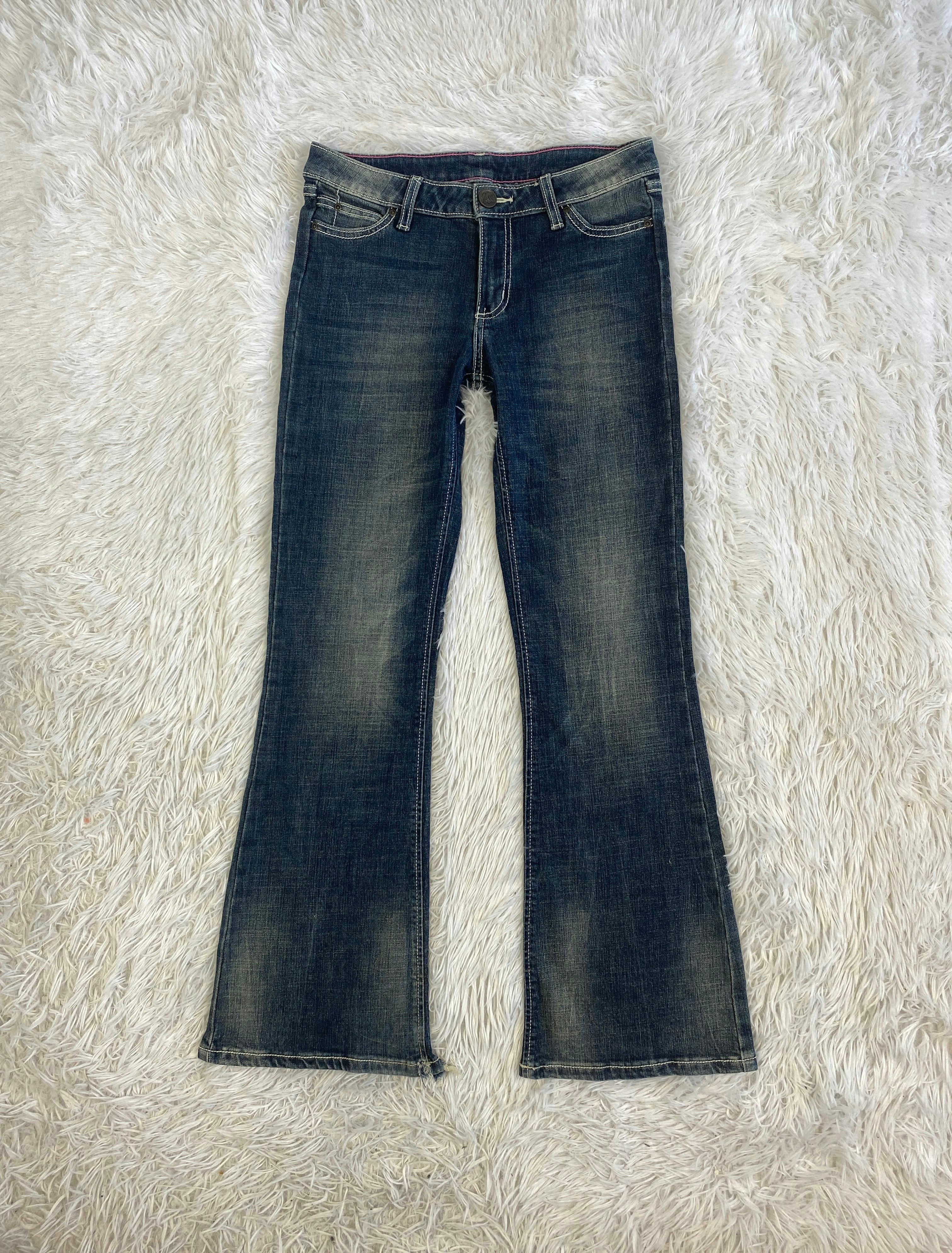 Vintage low waist flared jeans (Größe S)