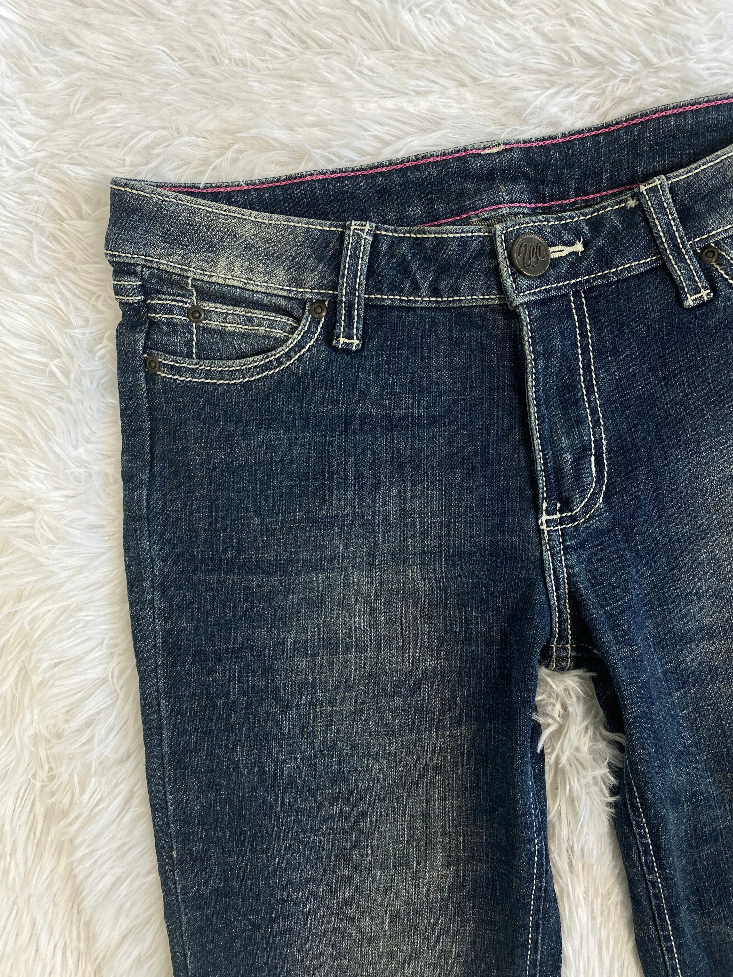Vintage low waist flared jeans (Größe S)