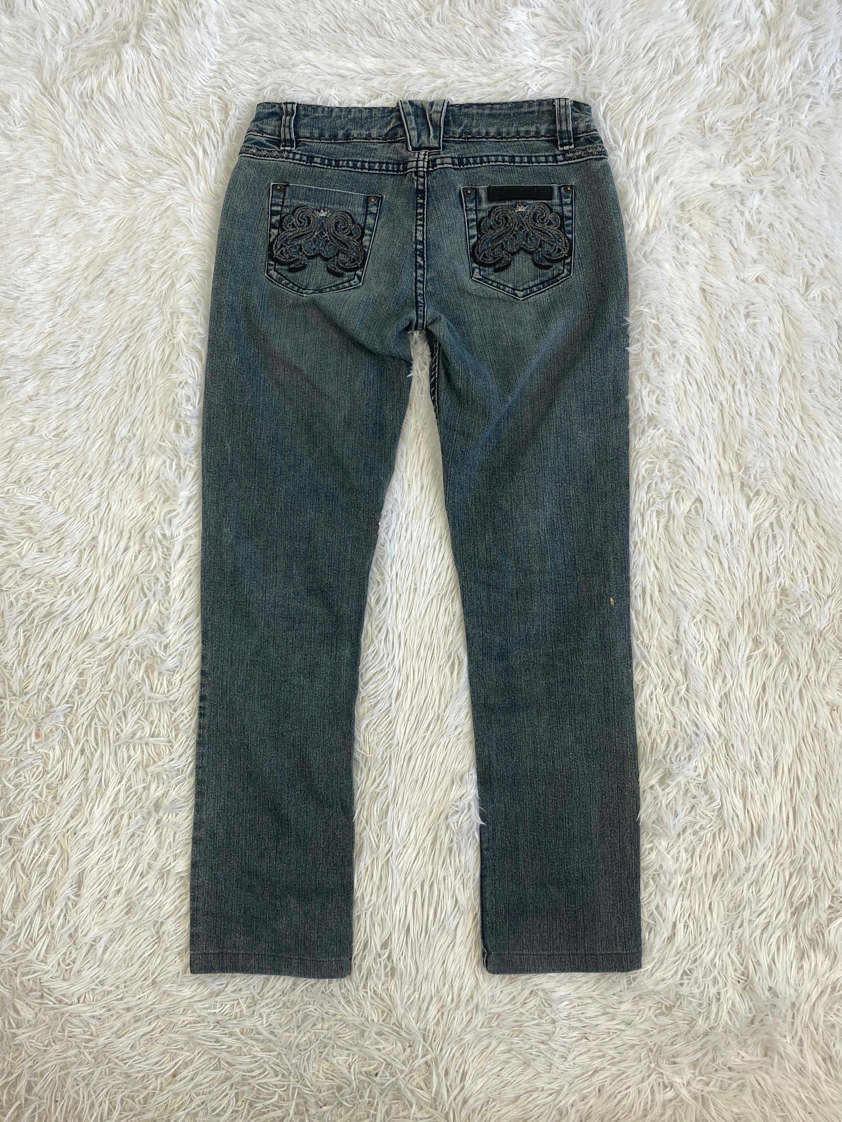 Amisu Denim Vintage low waist flared jeans (Größe S)
