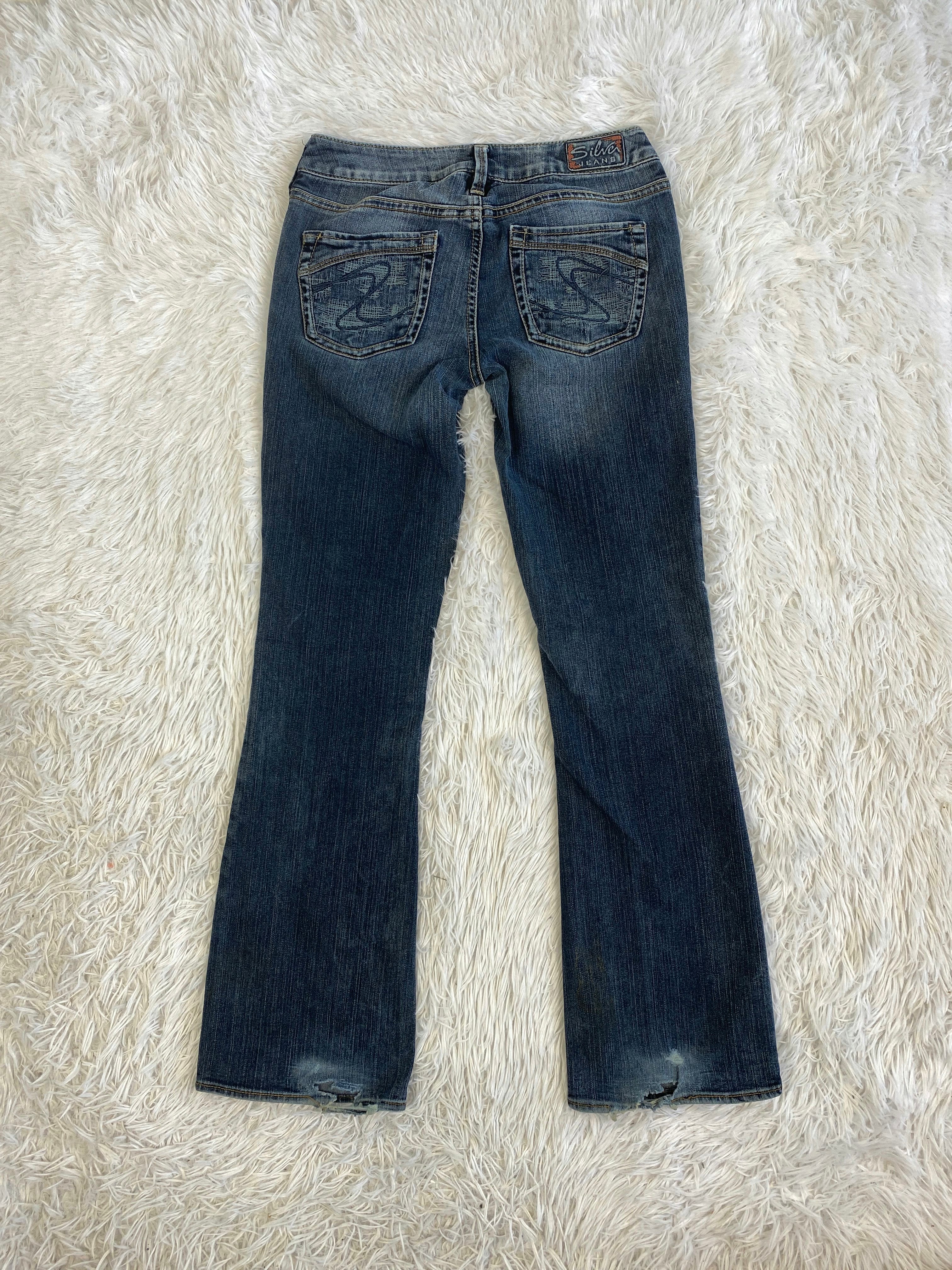 Silver Vintage low waist flared jeans (Größe S)