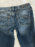 Silver Vintage low waist flared jeans (Größe S)