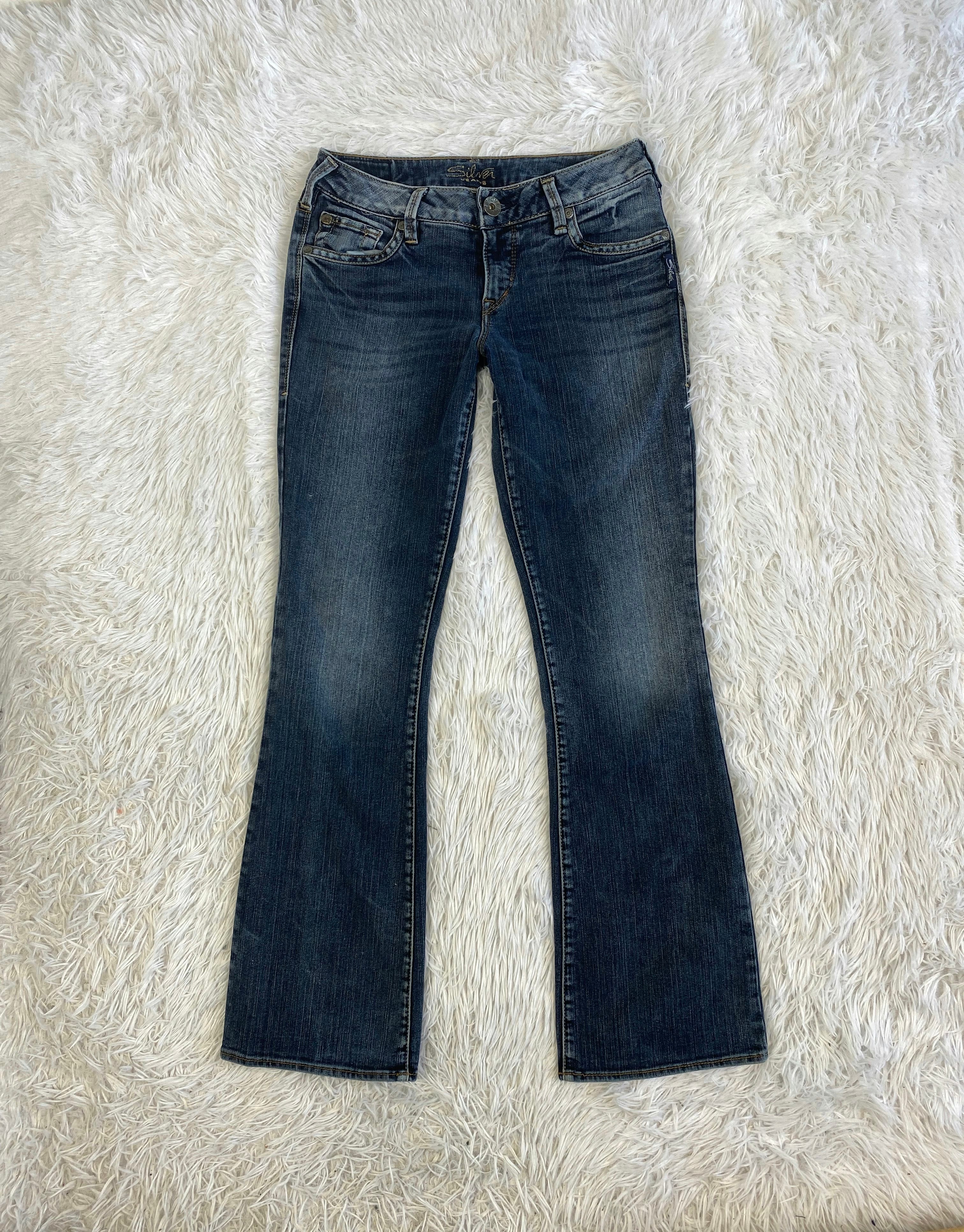 Silver Vintage low waist flared jeans (Größe S)