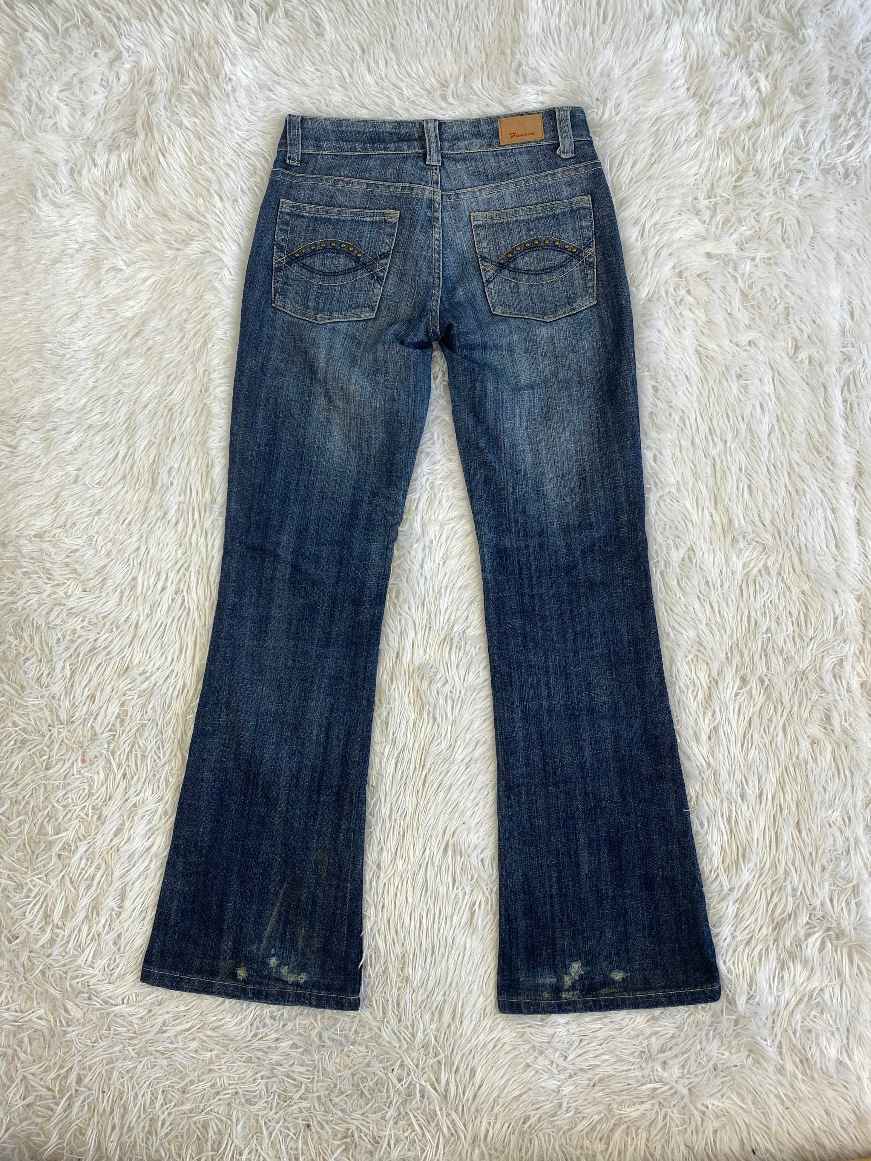 Fuxxia Jeans Vintage low waist flared jeans (Größe S)
