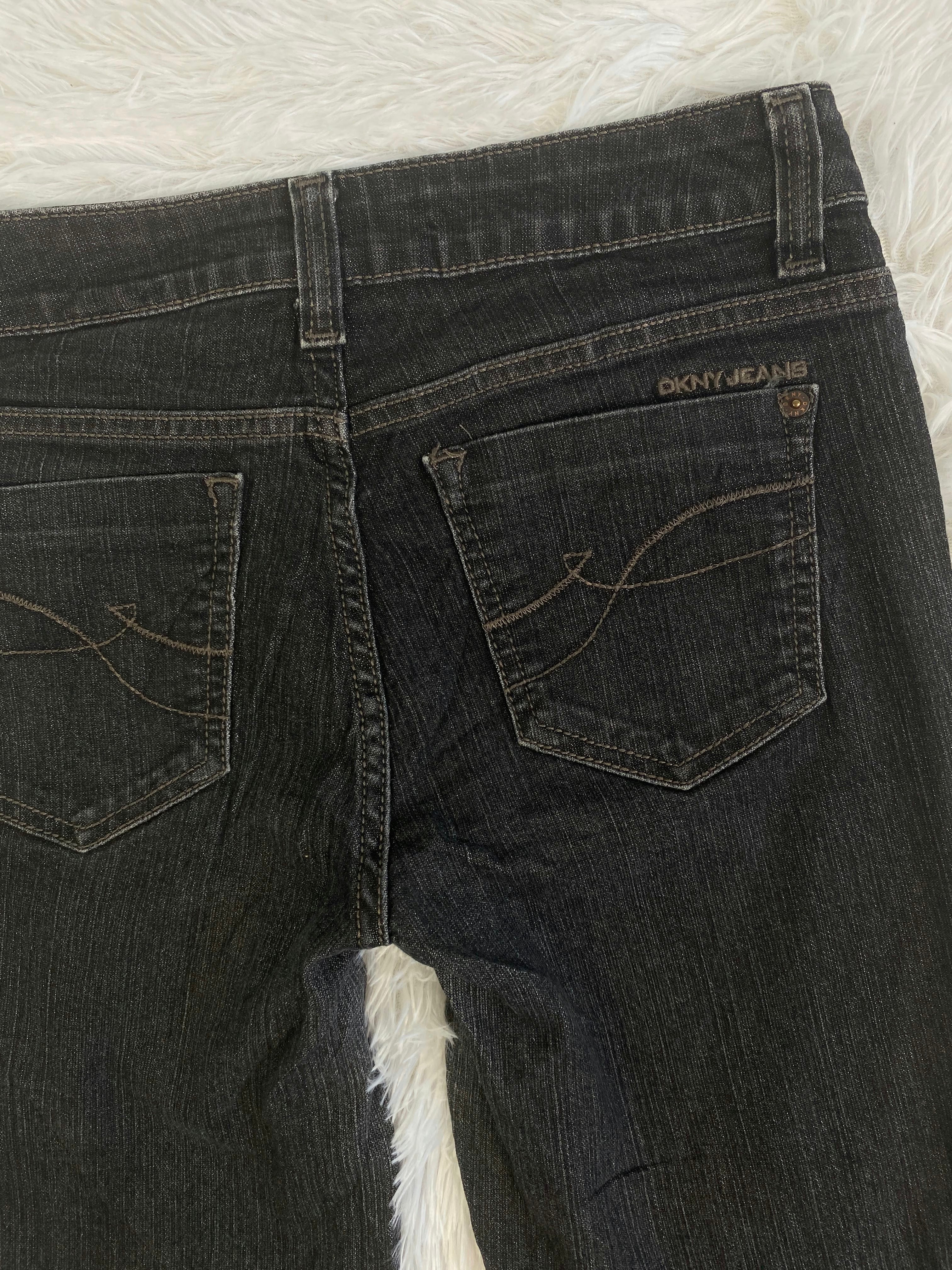 Okny Jeans Vintage low waist flared jeans (Größe S)