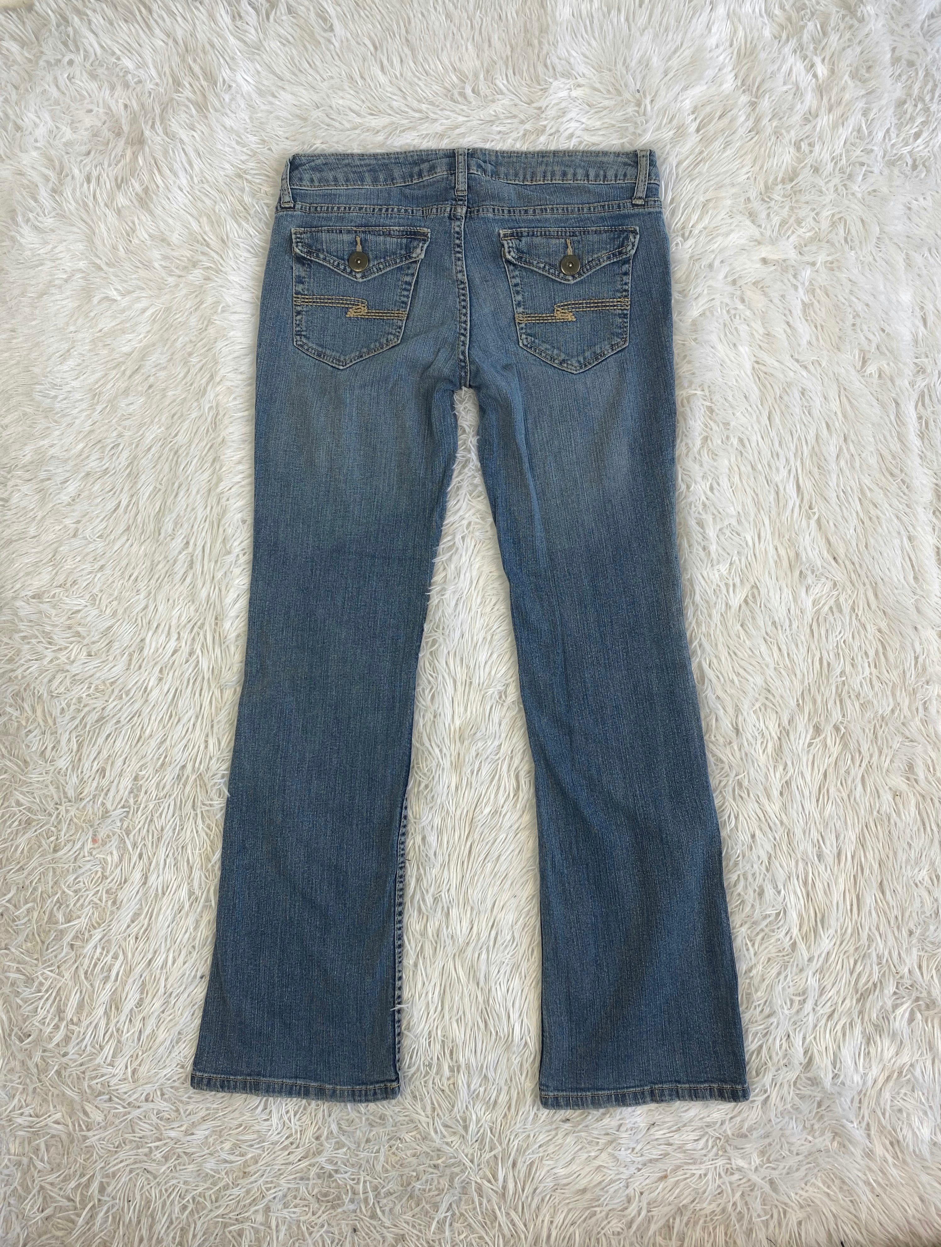 Arizona Jeanco. Vintage low waist flared jeans (Größe S)