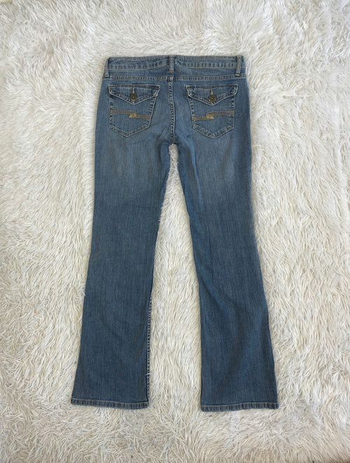 Arizona Jeanco. Vintage low waist flared jeans (Größe S)