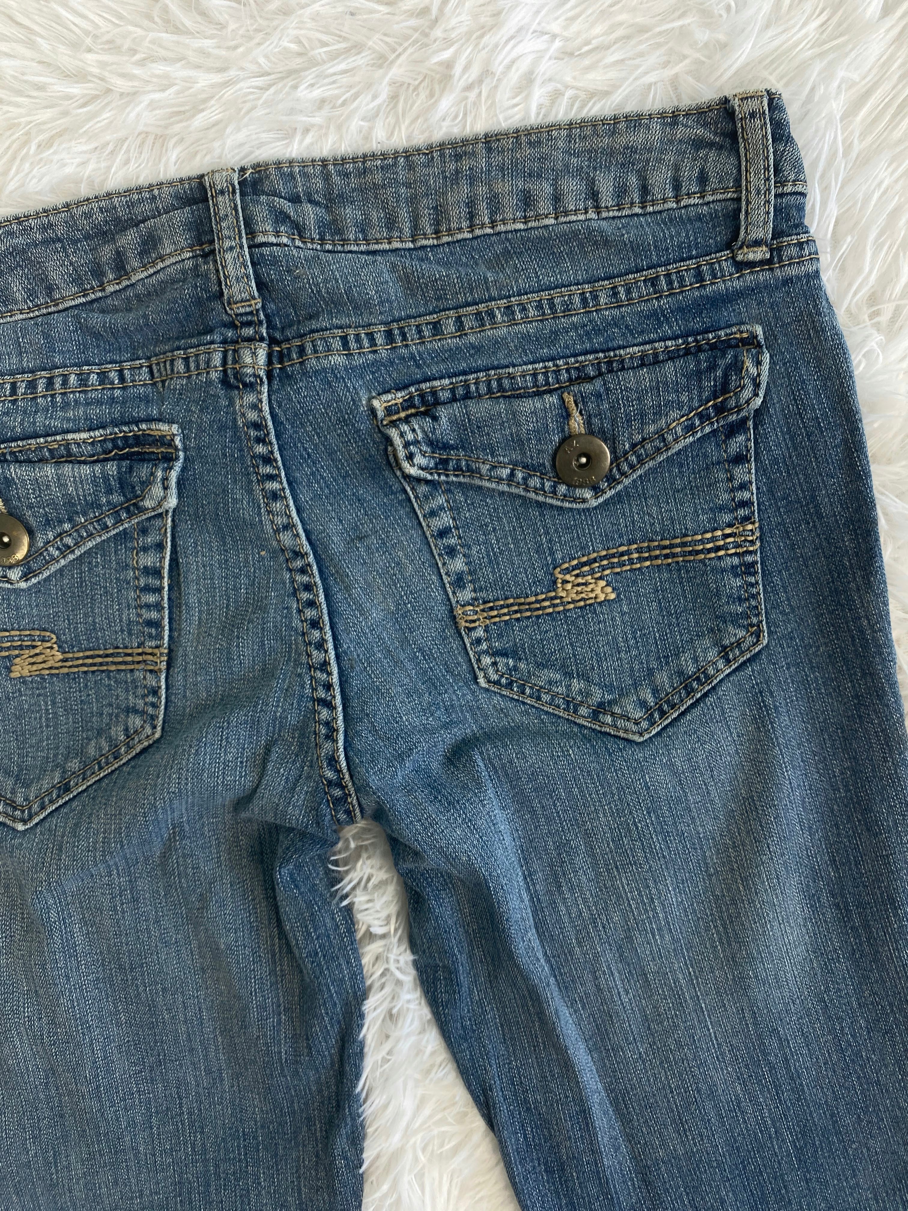 Arizona Jeanco. Vintage low waist flared jeans (Größe S)