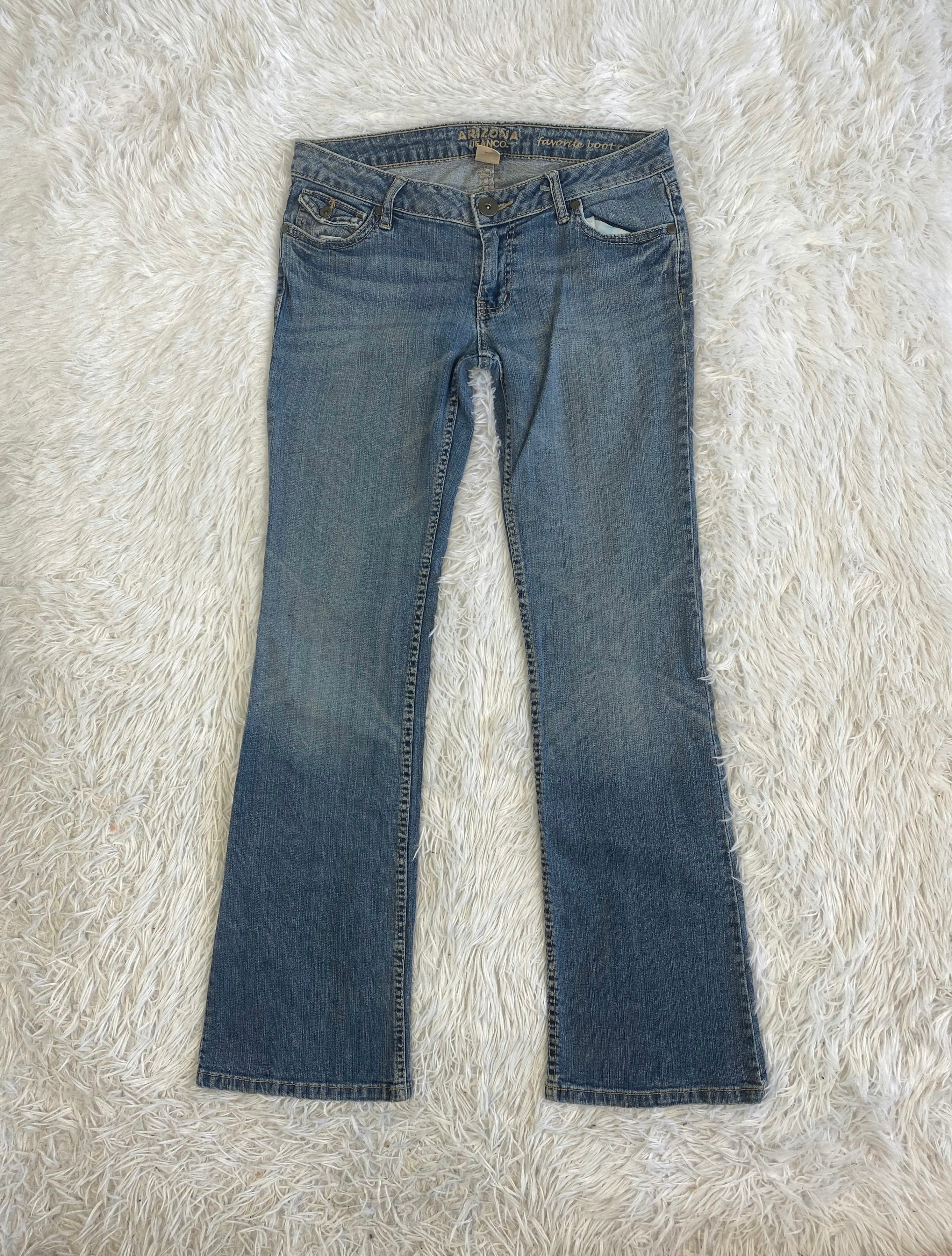 Arizona Jeanco. Vintage low waist flared jeans (Größe S)