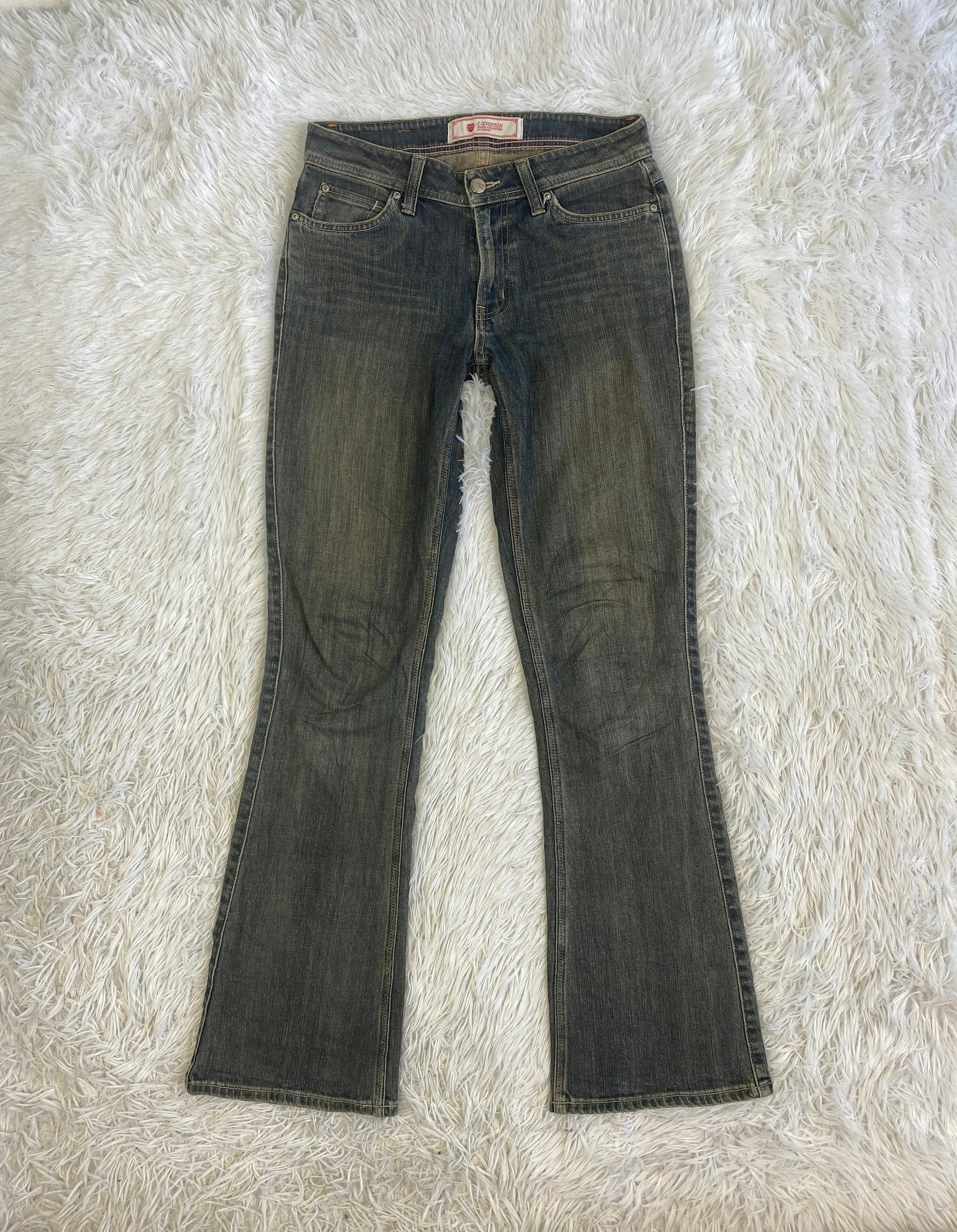 C-Seventeen Vintage low waist flared jeans (Größe S)