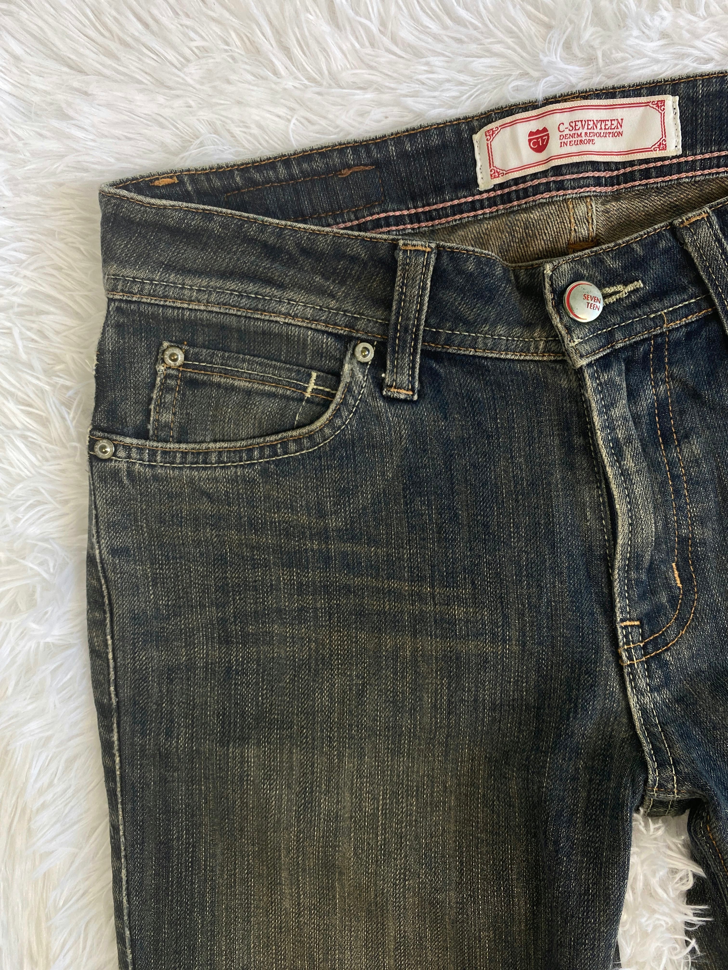 C-Seventeen Vintage low waist flared jeans (Größe S)
