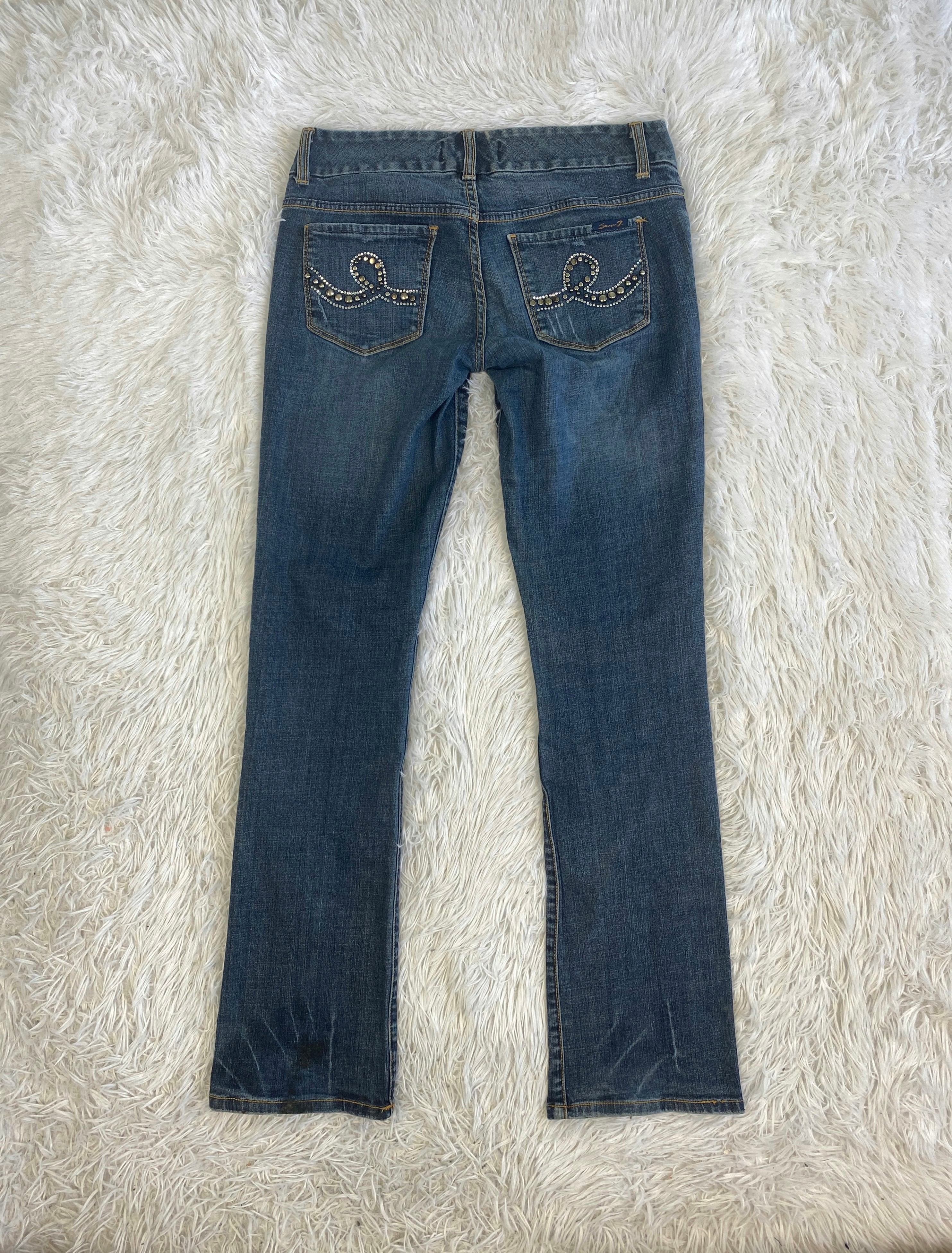 Seven7 Vintage low waist flared jeans (Größe M)