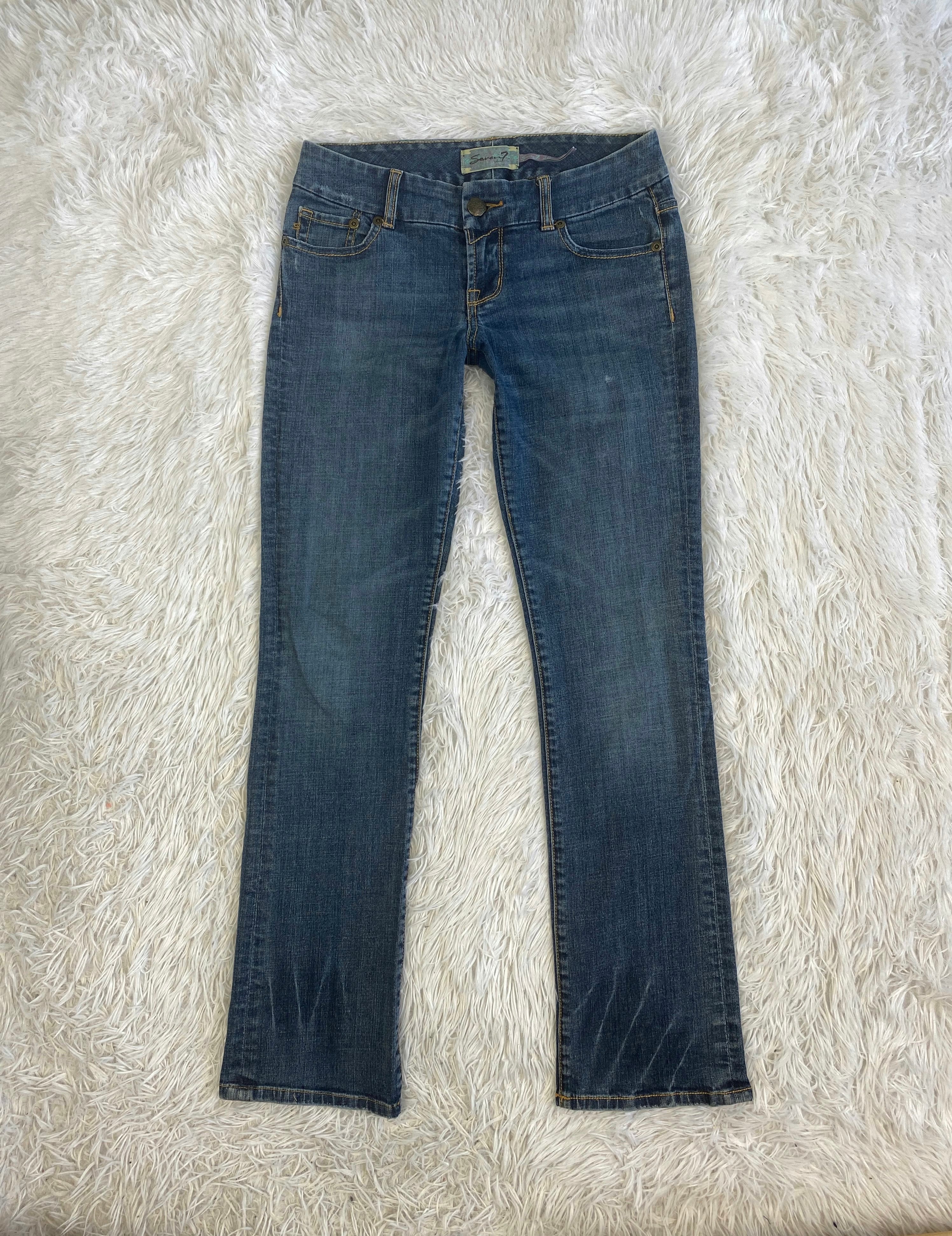 Seven7 Vintage low waist flared jeans (Größe M)