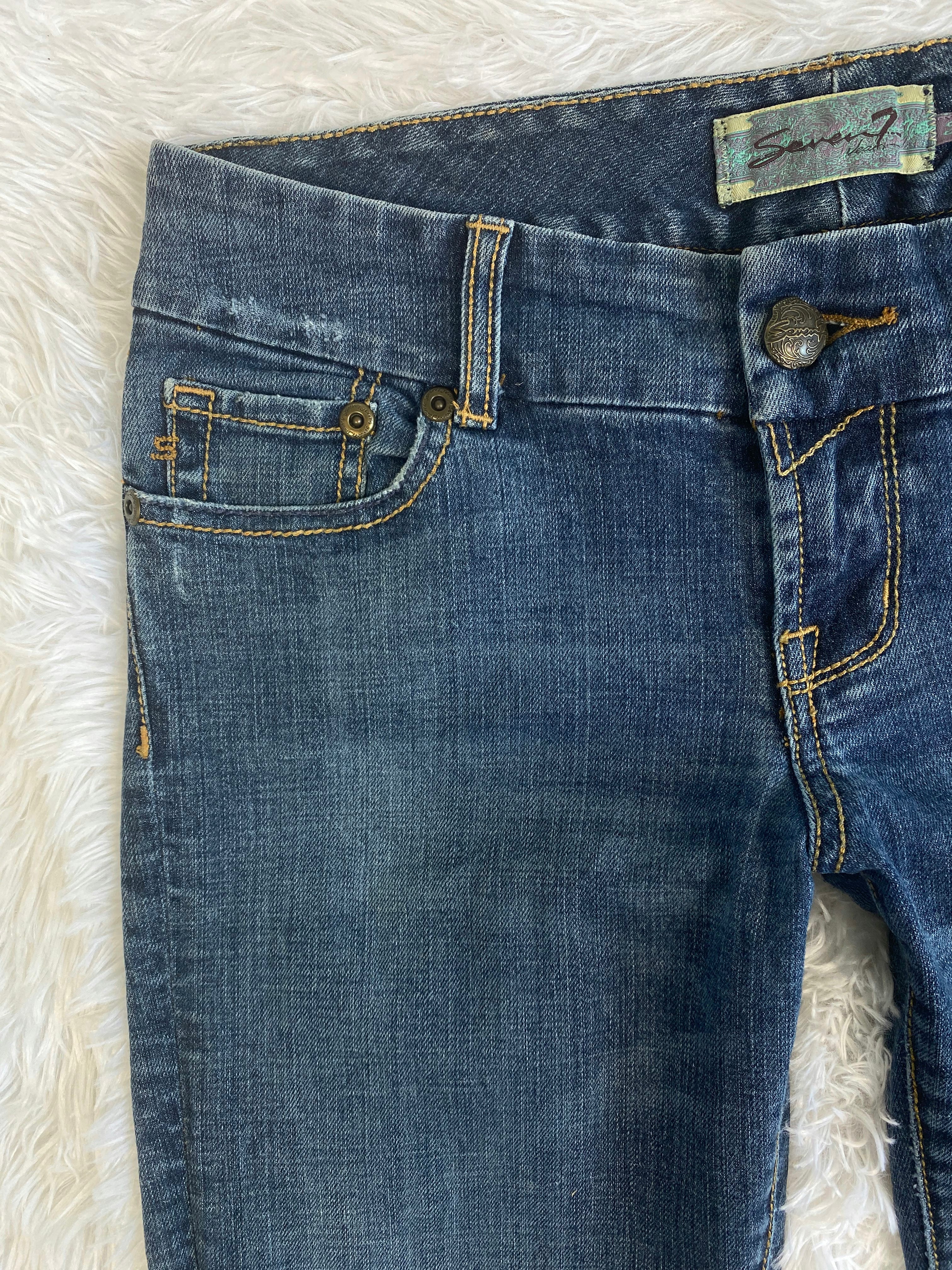 Seven7 Vintage low waist flared jeans (Größe M)