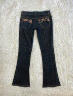 Vintage low waist flared jeans (Größe S)