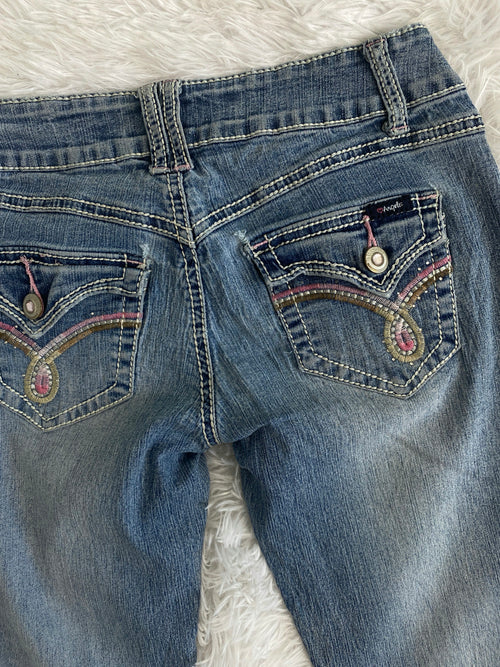 Angel Jeans Vintage low waist flared jeans (Größe XXS)