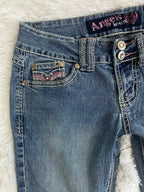 Angel Jeans Vintage low waist flared jeans (Größe XXS)