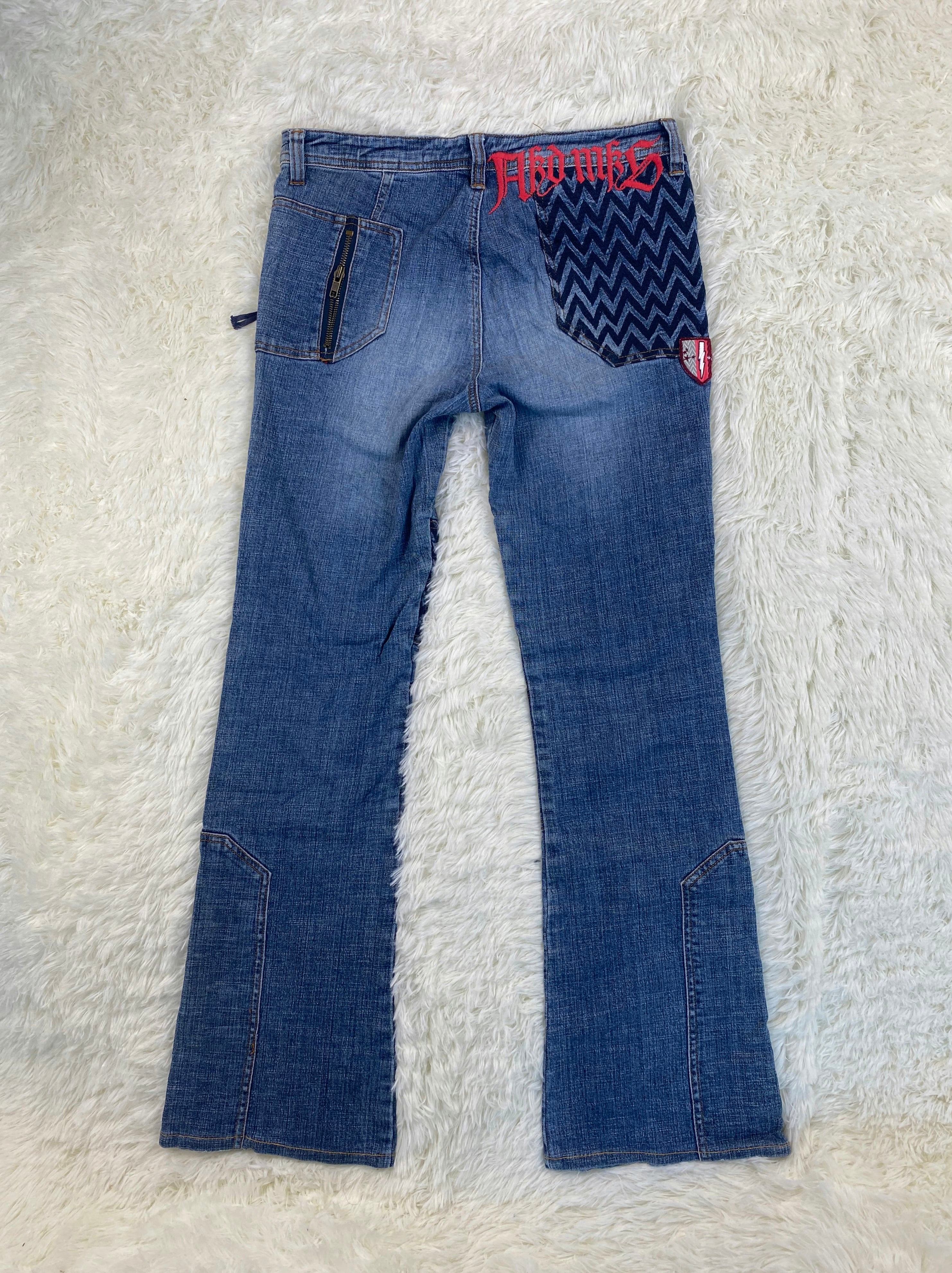 akdmks Vintage low waist flared jeans (Größe M)