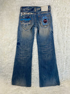 Red Pepper Vintage low waist flared jeans (Größe S)