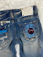 Red Pepper Vintage low waist flared jeans (Größe S)