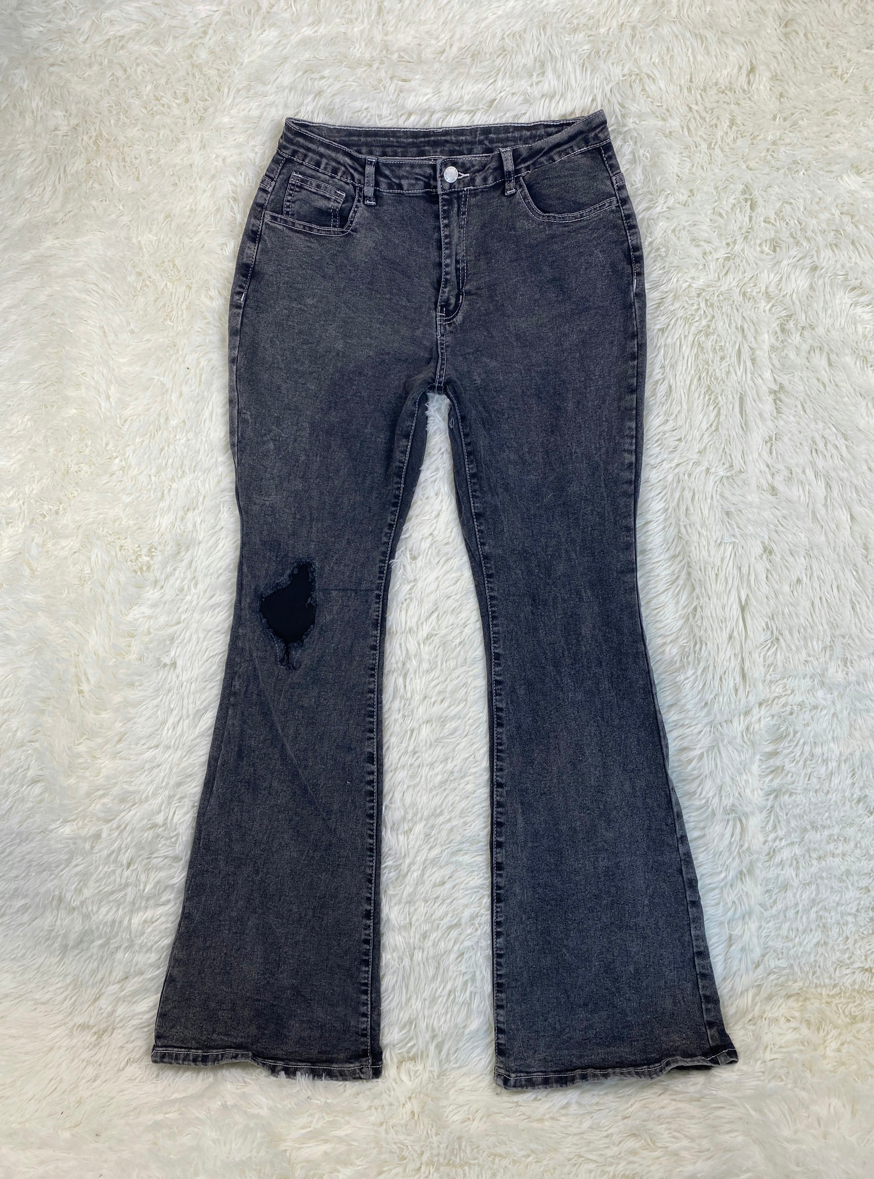 Vintage low waist flared jeans (Größe S)