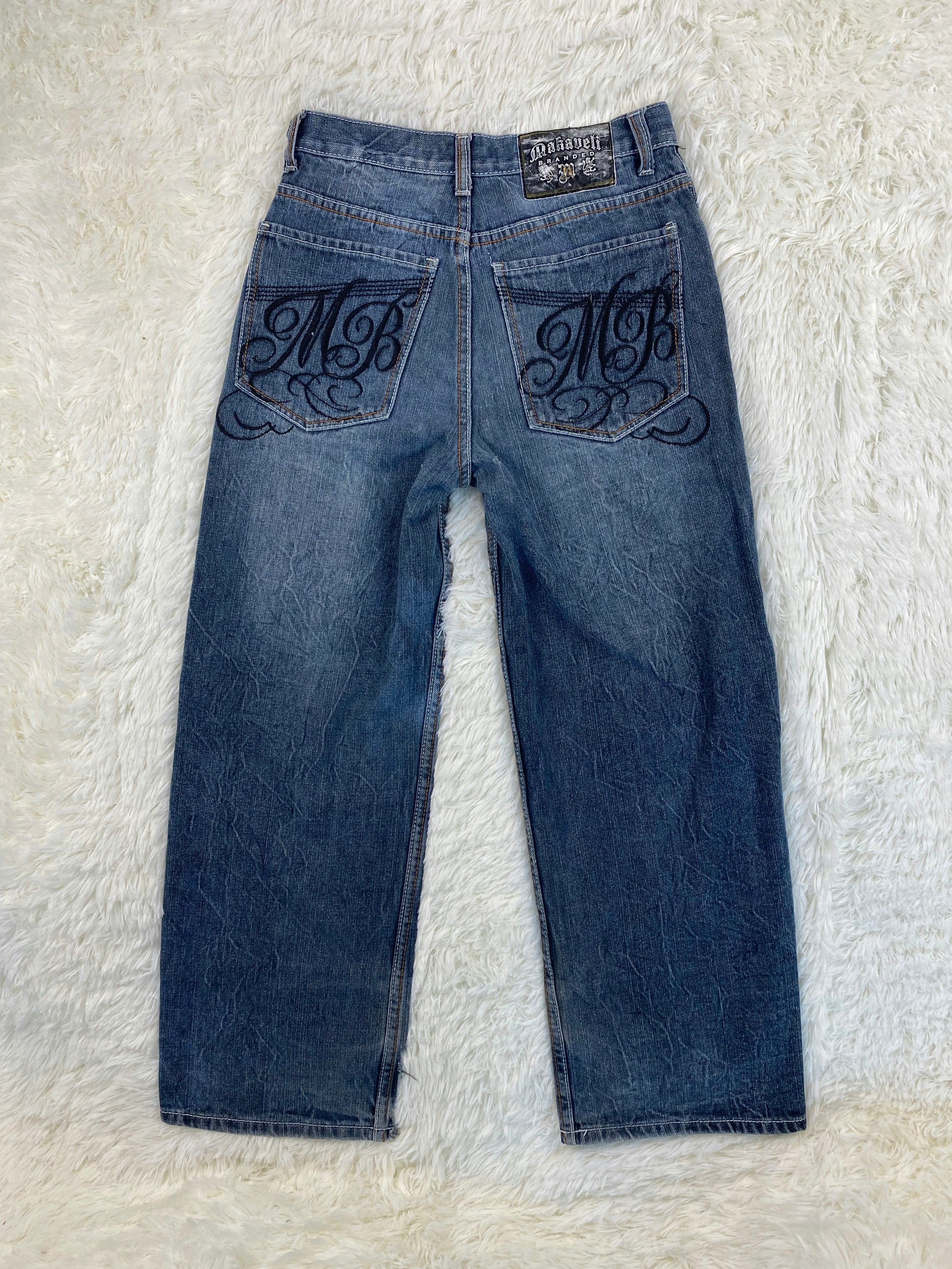 Makaveli Vintage low waist flared jeans (Größe XXS)