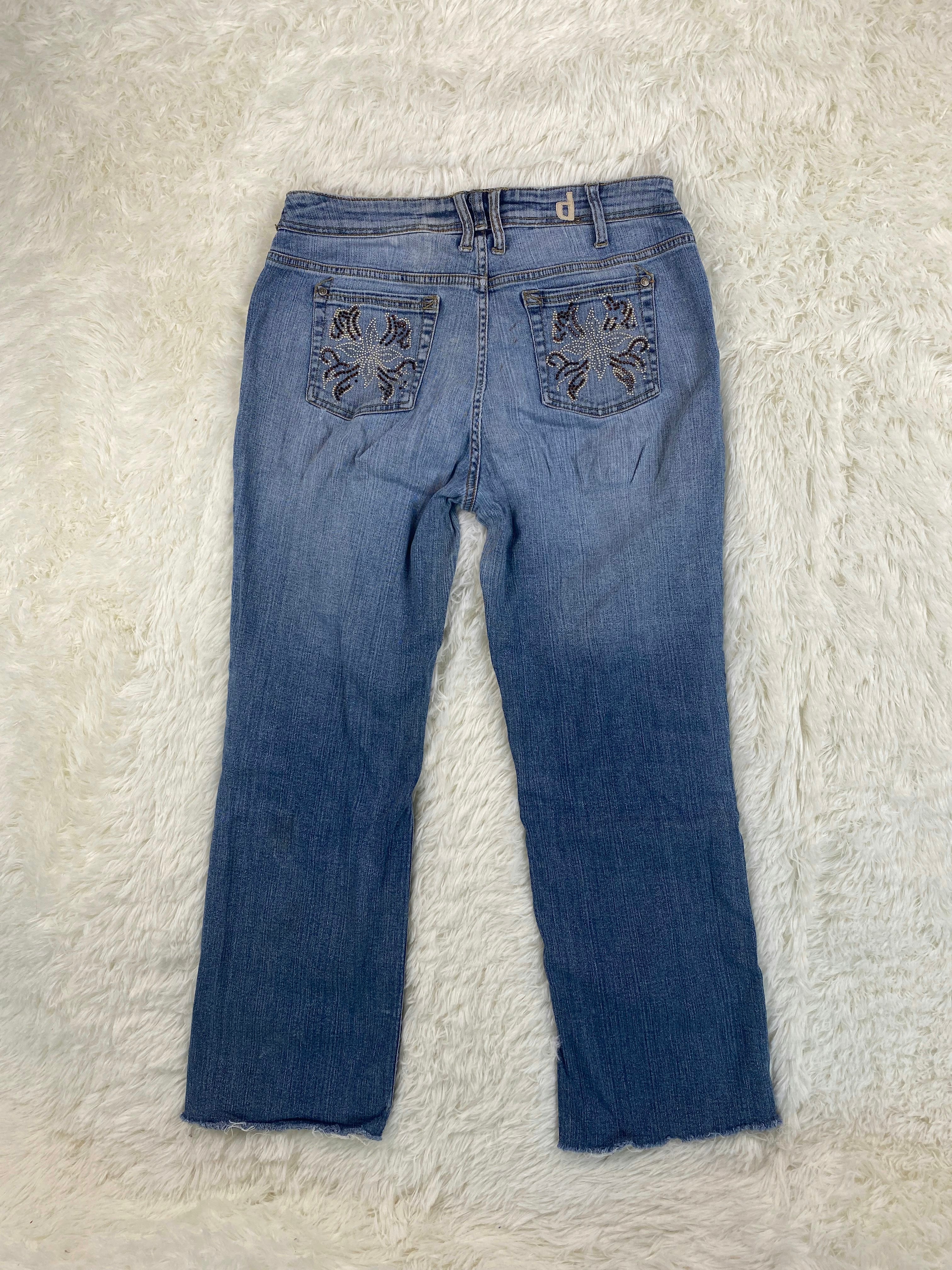 d.jeans Vintage low waist flared jeans (Größe M)