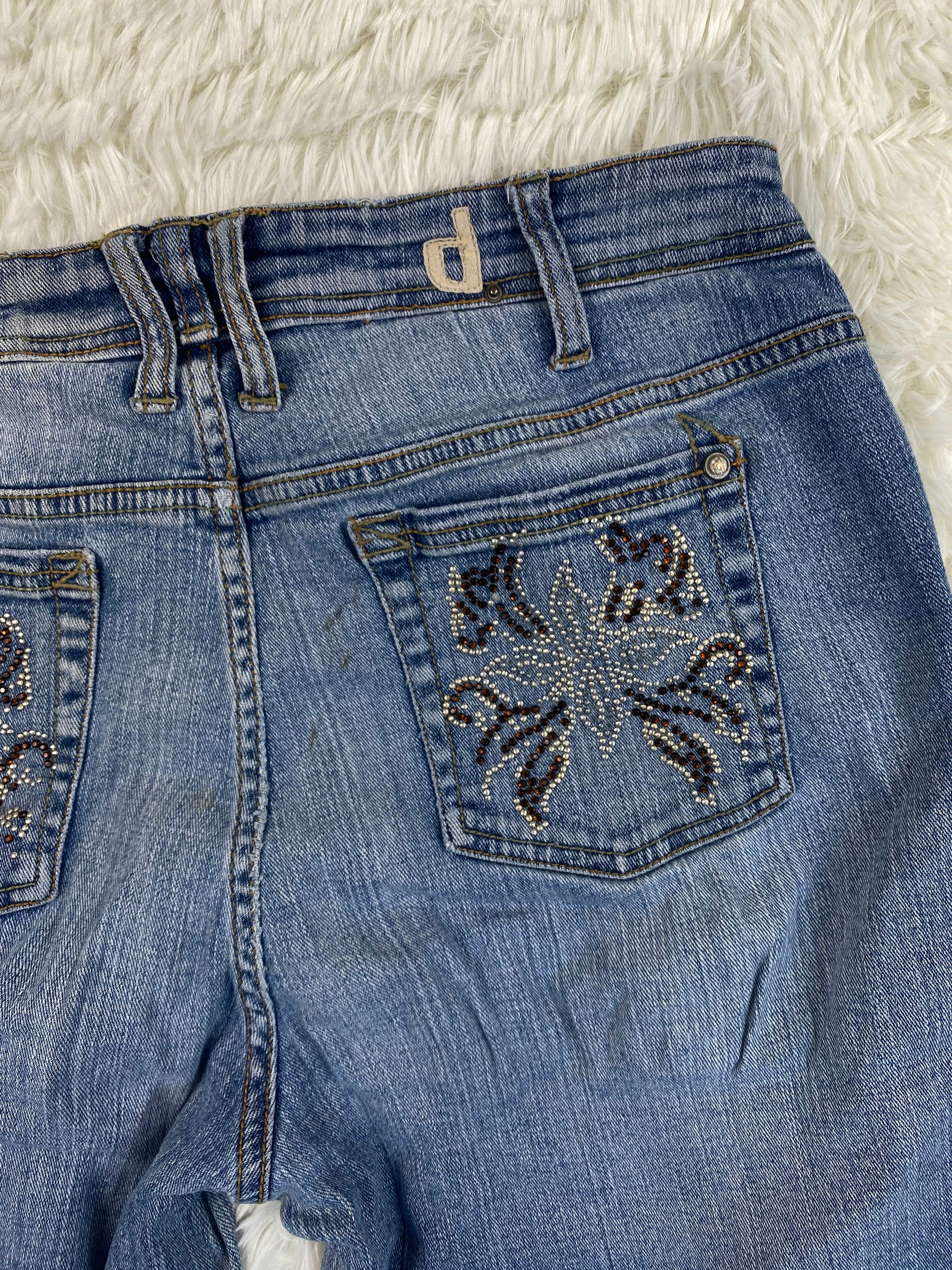 d.jeans Vintage low waist flared jeans (Größe M)