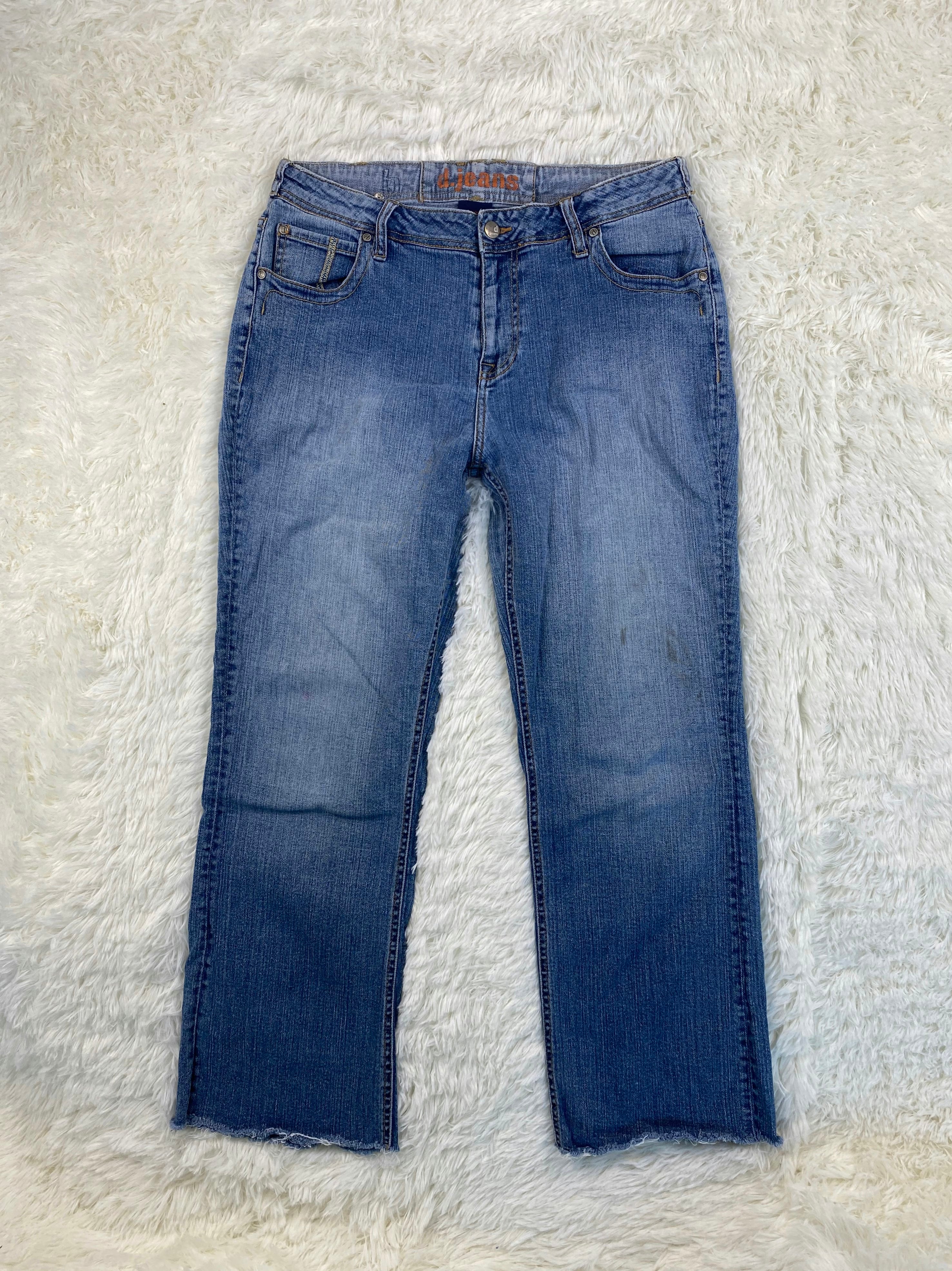d.jeans Vintage low waist flared jeans (Größe M)
