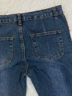 Haphazard Jeans Vintage low waist flared jeans (Größe XS)