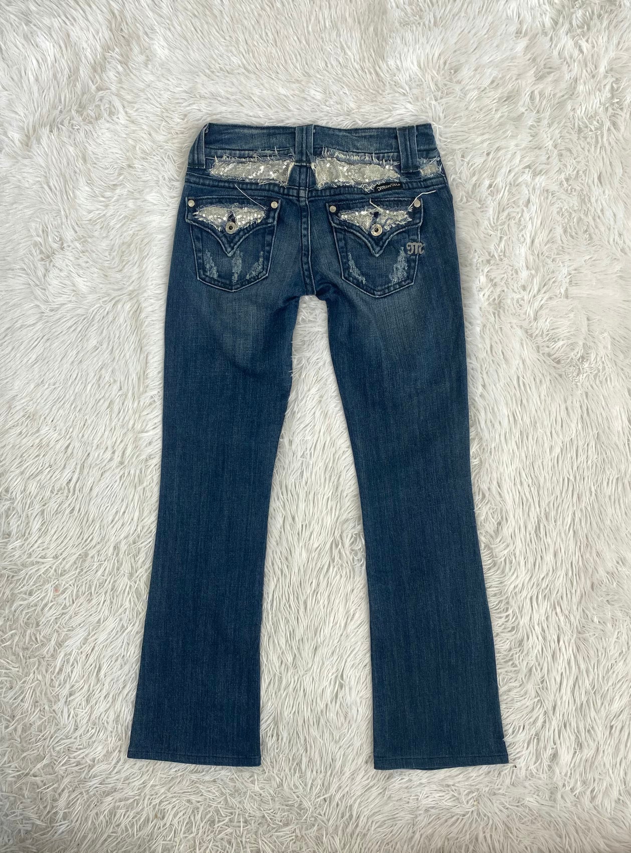 Miss Me Vintage low waist flared jeans (Größe XS)
