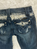 Miss Me Vintage low waist flared jeans (Größe XS)