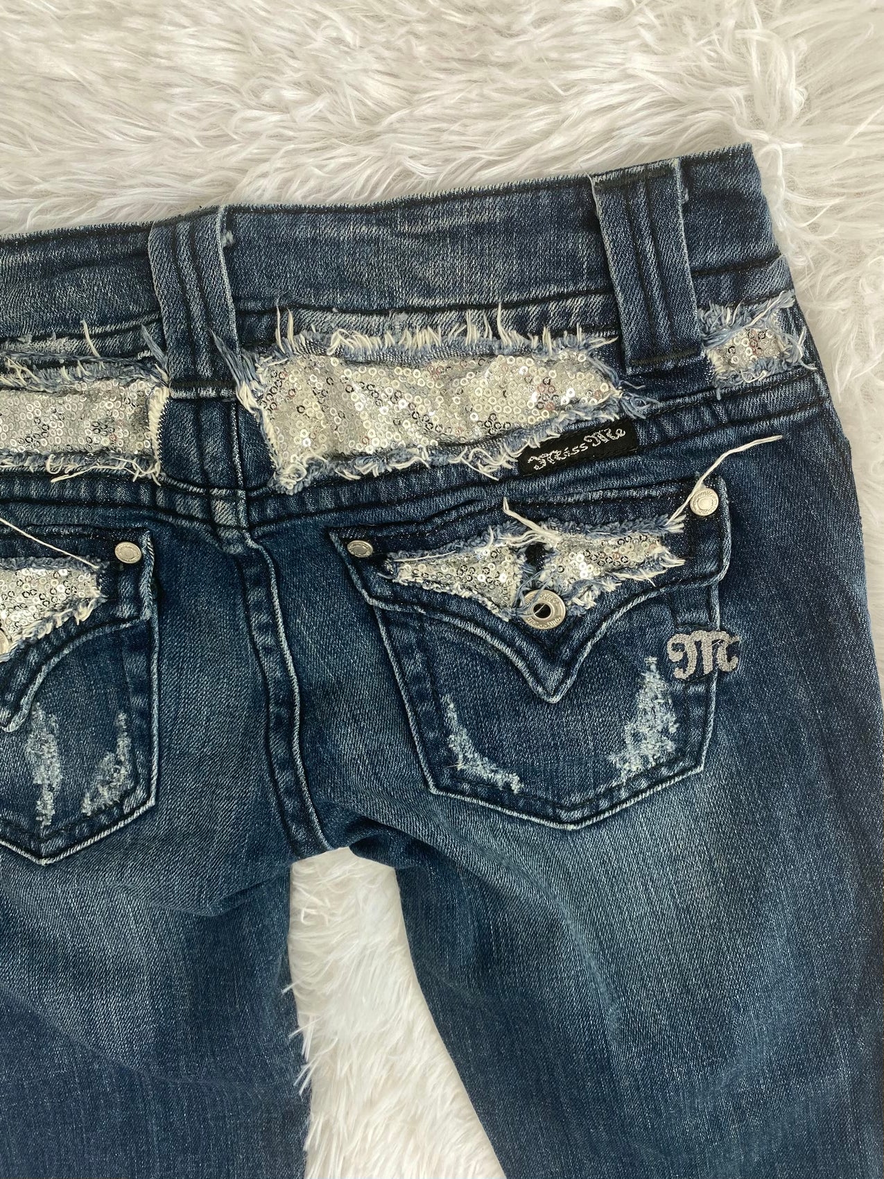 Miss Me Vintage low waist flared jeans (Größe XS)